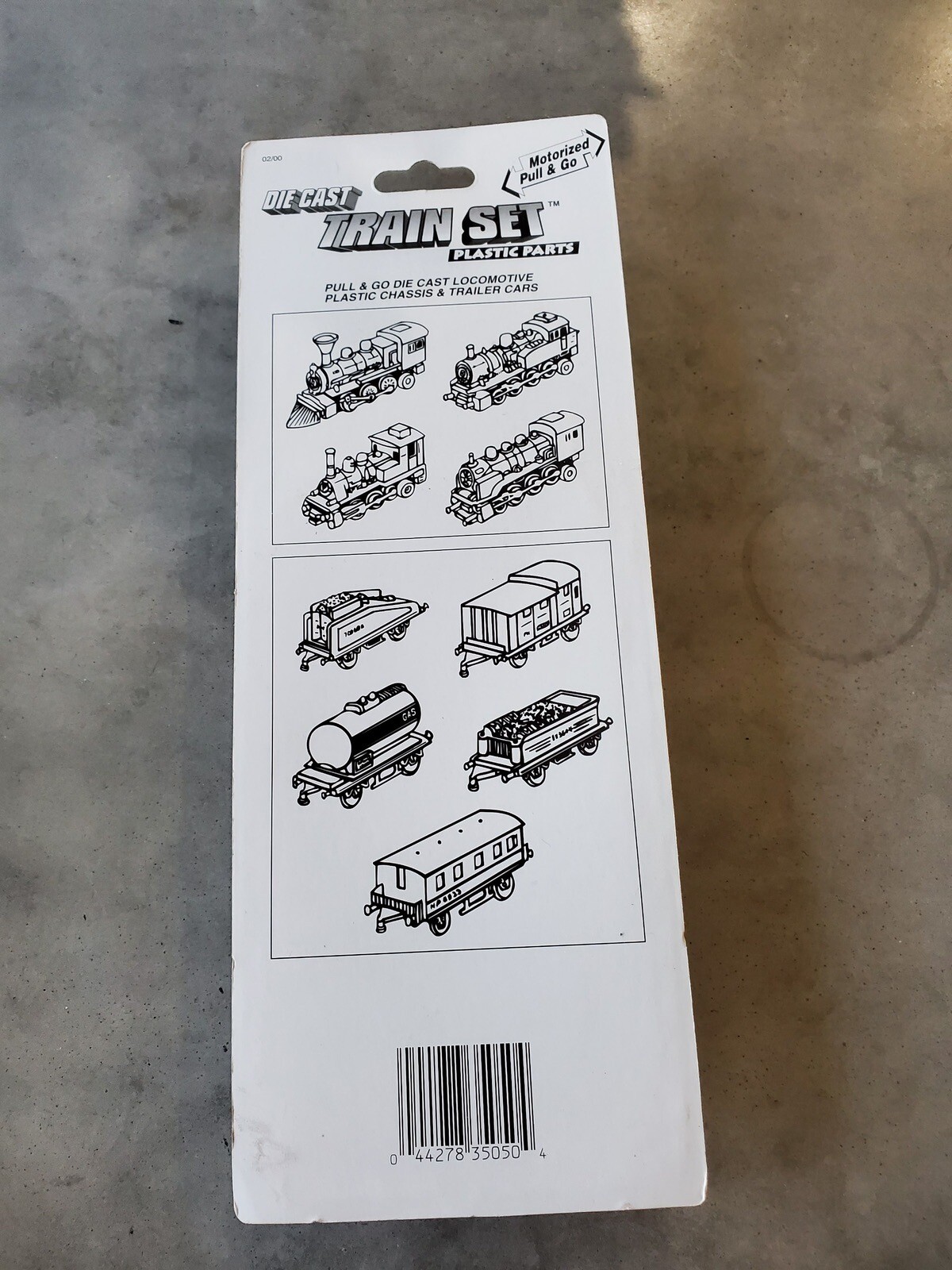 Die Cast Train Set Motorized Pull & Go Plastic Parts Soma International 35050N