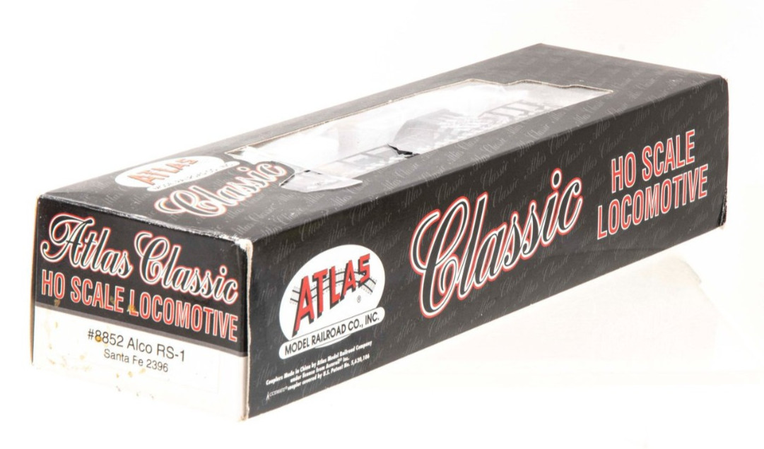 Atlas Classic HO Scale #8852 Alco RS-1 Locomotive Santa Fe ATSF 2396