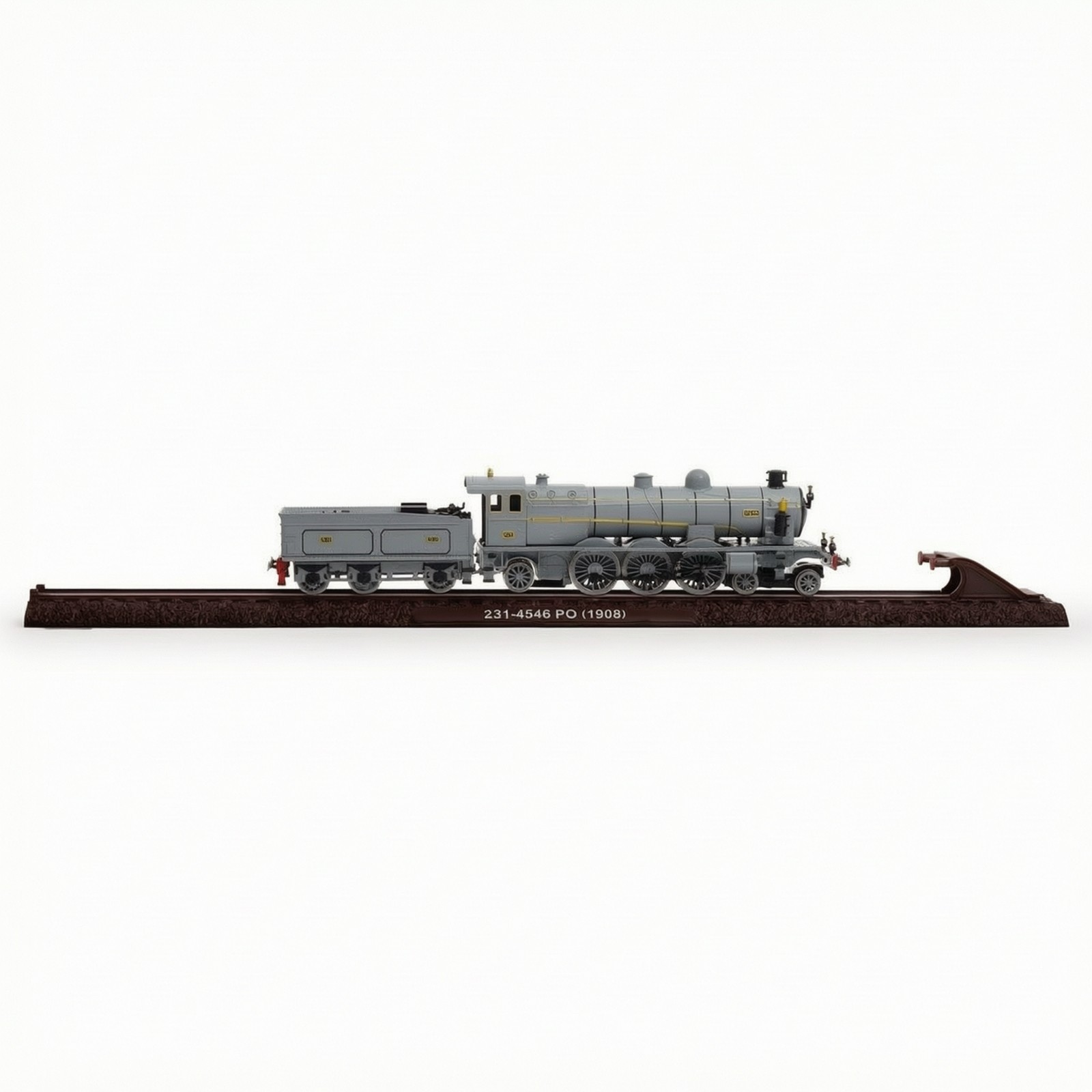 HO Scale Steam Locomotive Model Detailed Toy Train High-Quality for Shelf, Desk