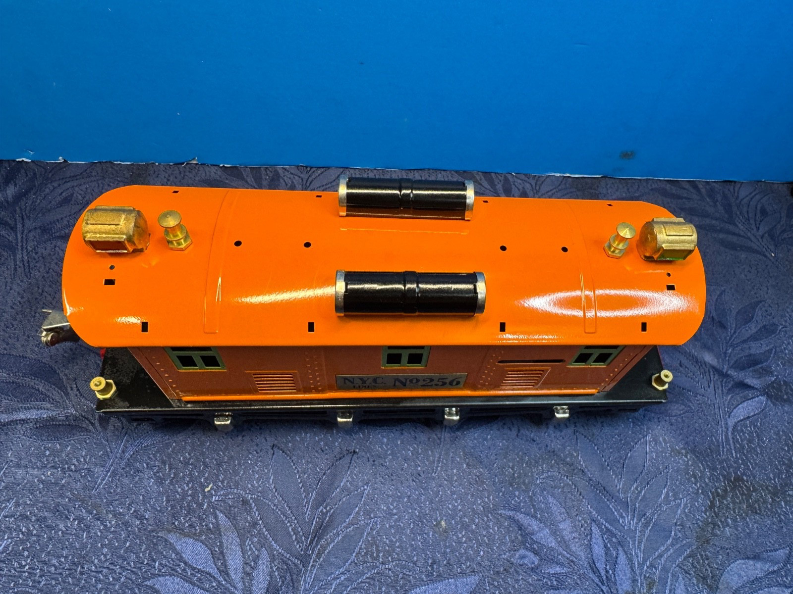 Williams Repro Prewar O Gauge Lionel No. 256 Orange NYC Lines Electric Loco