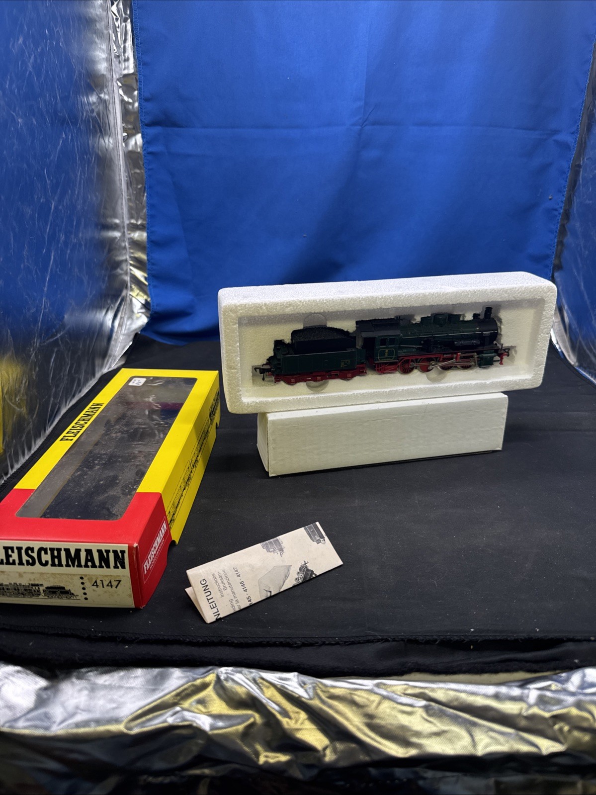 FLEISCHMANN HO 4147 KPEV G8 0-8-0 & TENDER FANTASTIC RUNNER LIGHT