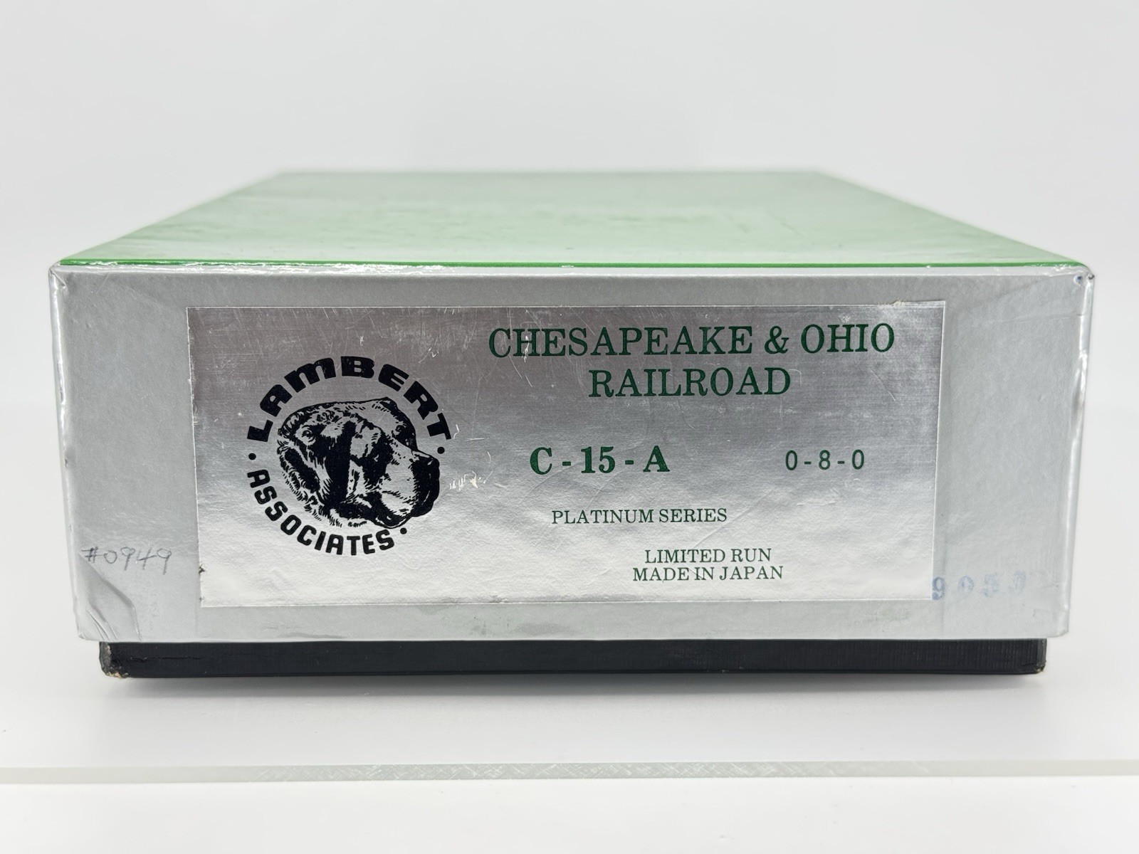 HO Lambert Platinum Series Chespeake & Ohio C-15-A 0-8-0 w/ Chuff Sound C&O