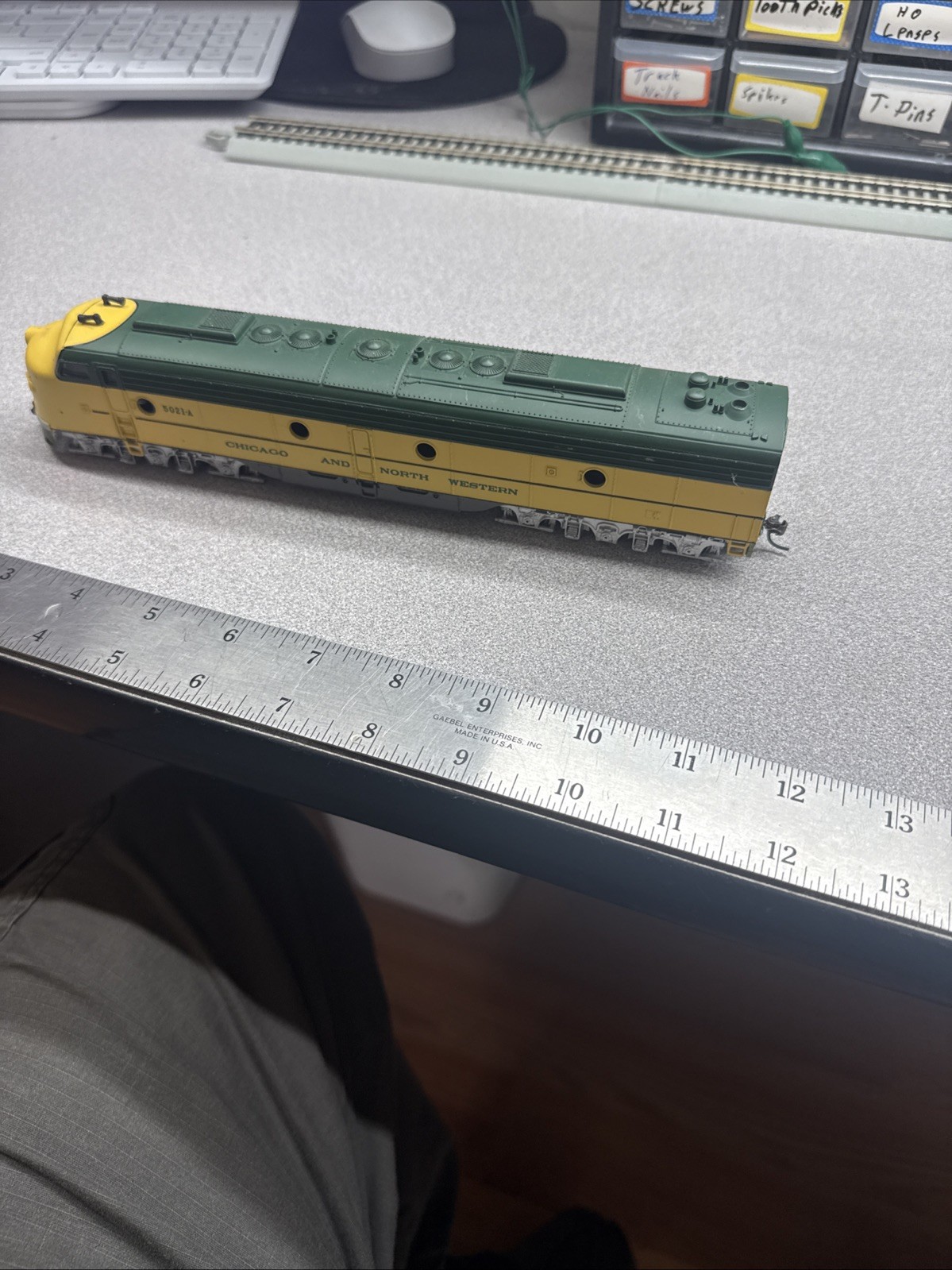 Rivarossi Chicago & North Western #5021A E7 HO Dummy Diesel Locomotive