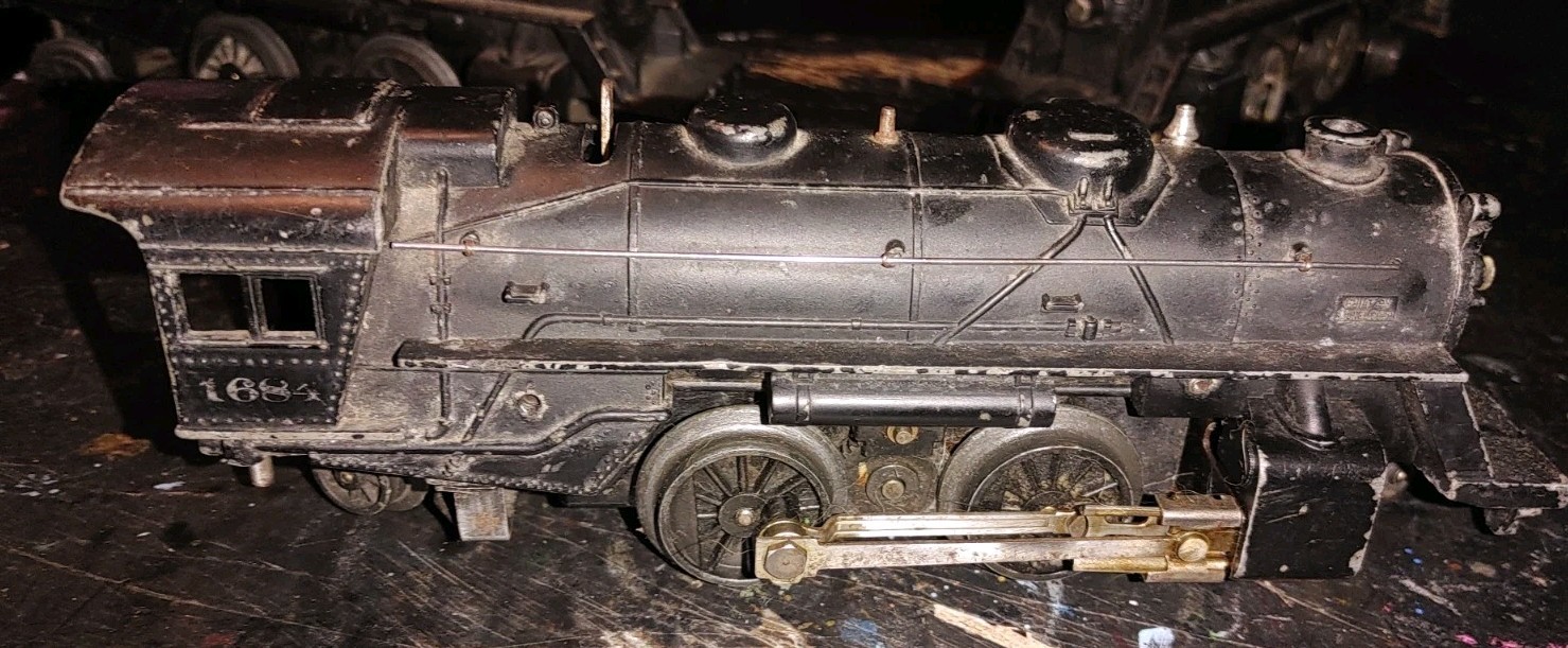 Vintage 6 Lionel Steam Locomotive Engine Parts & 2 Tenders (2)1684,246 & Unknown