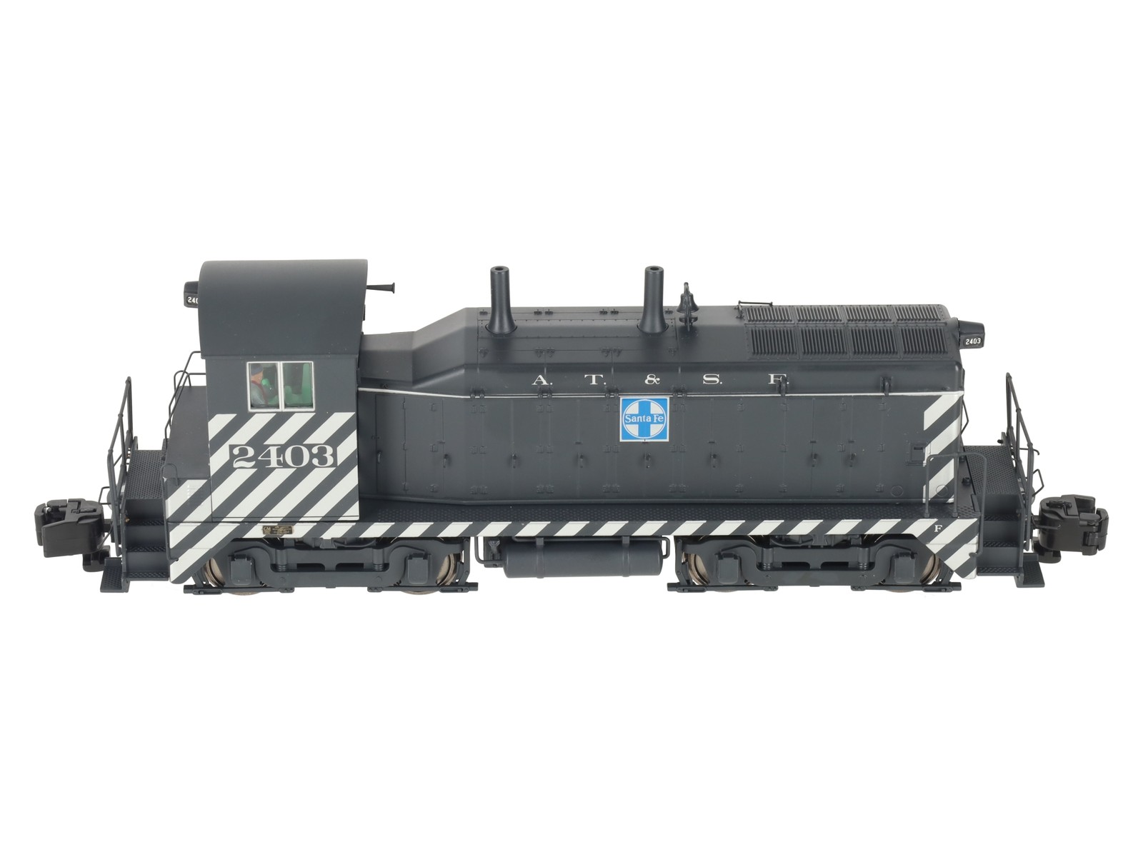 S-Helper 01253 S ATSF NW2 Diesel Switcher w/AC/DC LocoMatic Sound Unit #2403 LN