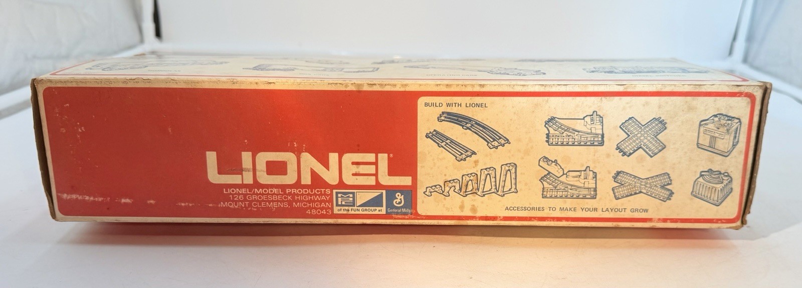 LIONEL 6-8654 BOSTON & MAINE GP-7 METAL FRAME ORIGINAL BOX Vintage USA 14”