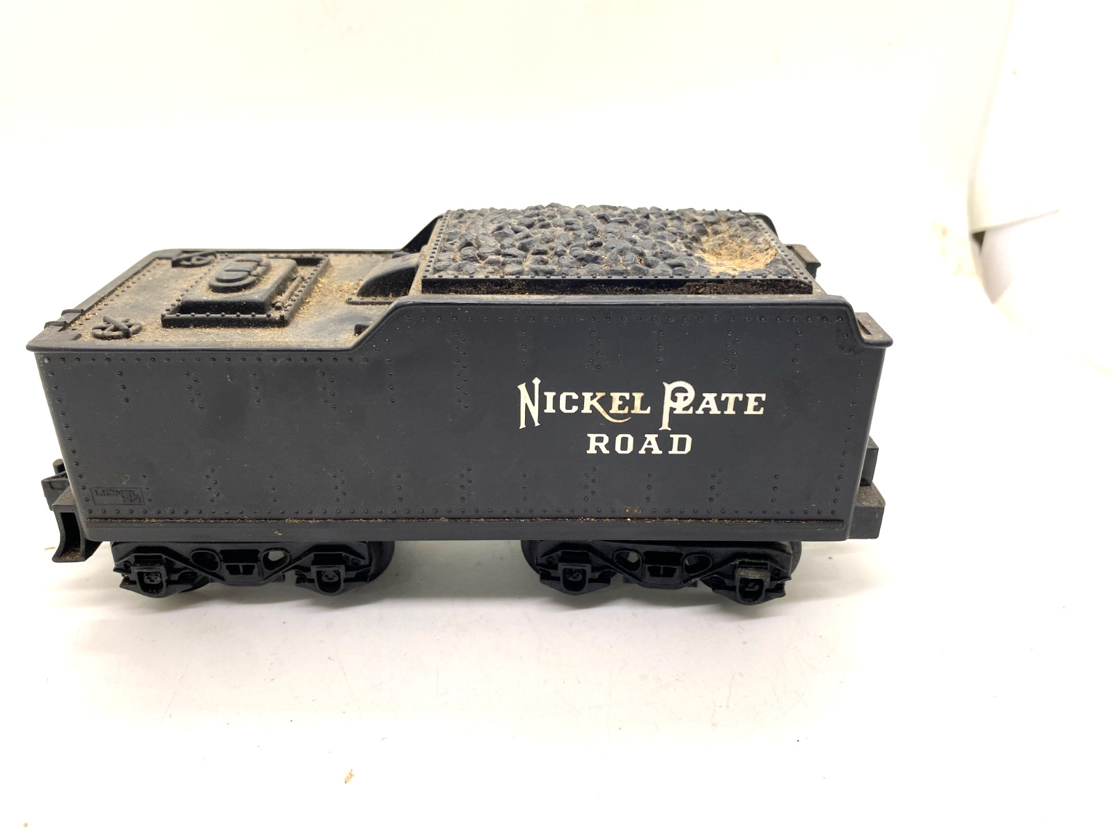 Vintage Lionel Nickel Plate Road Tender O Gauge Coal Car Black