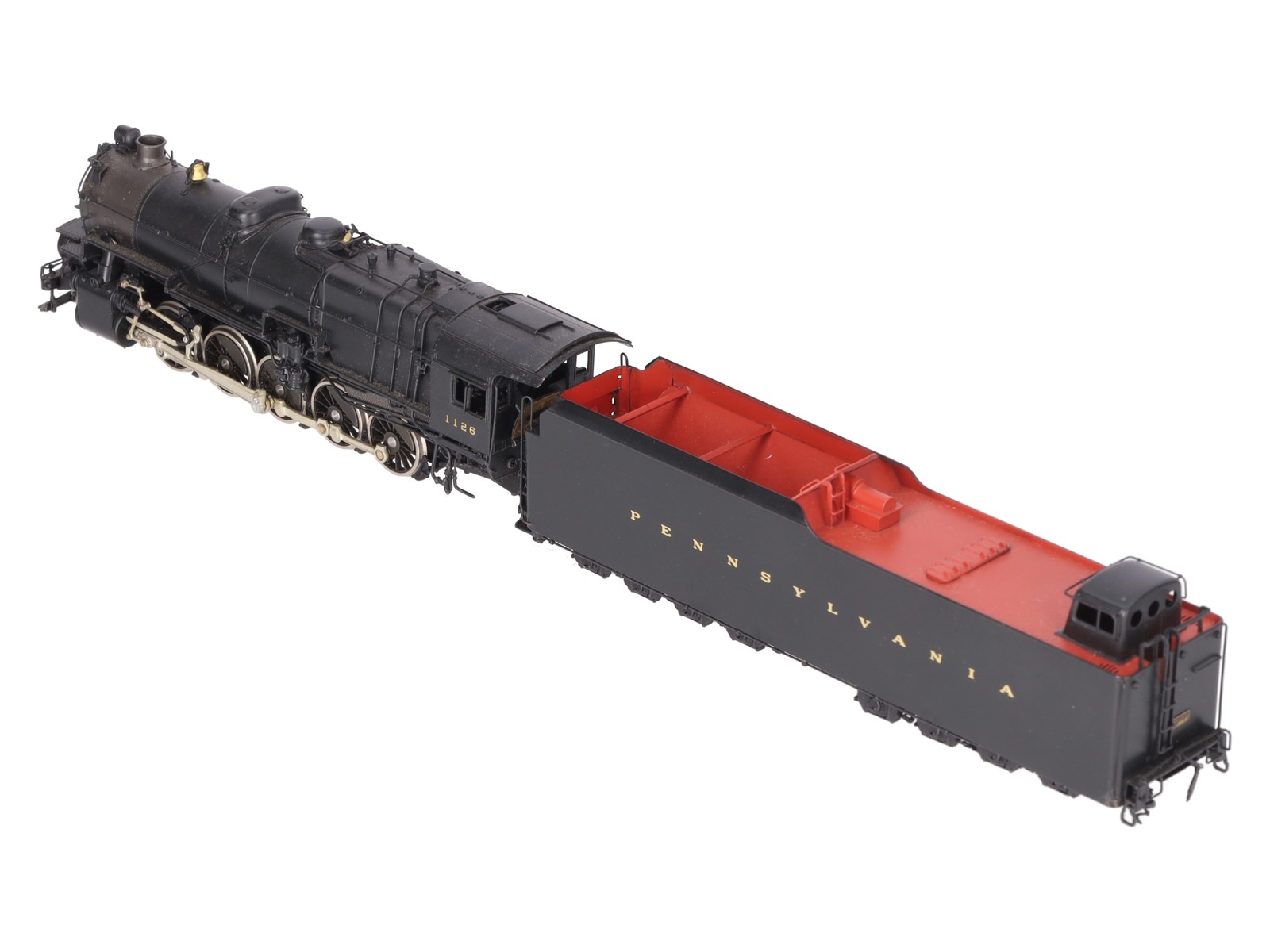 Key Imports 102 N Scale BRASS PRR 2-10-0 I-1SA Steam Locomotive & Tender EX/Box