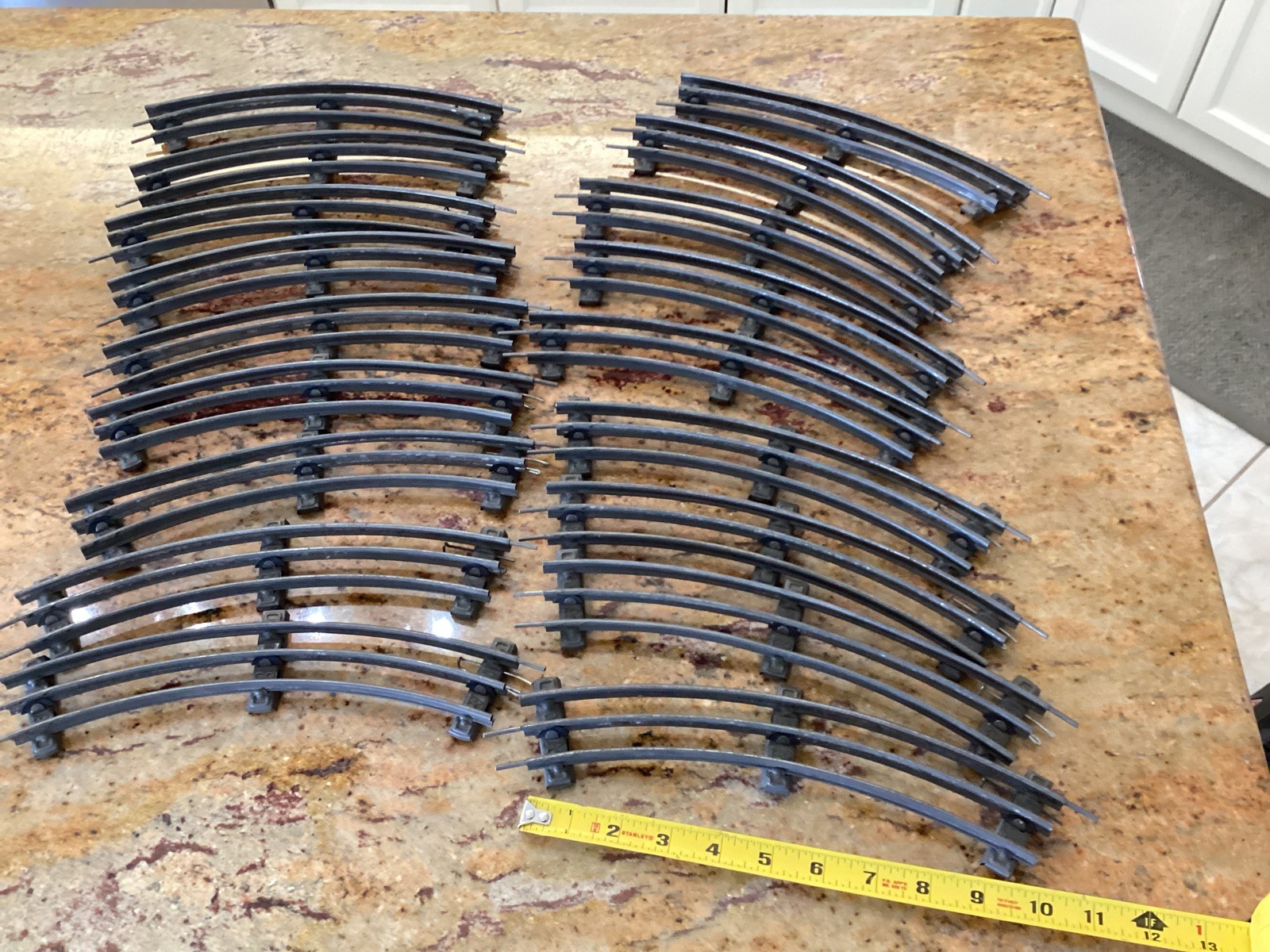 Marklin Prewar railroad set (transformer, crate, tracks, bumpers)