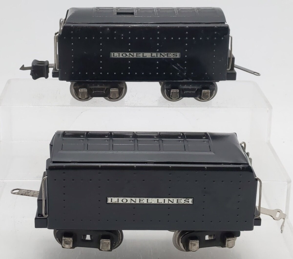 Lionel Prewar Lionel Lines Tin Plate Tenders w/Whistle [2]