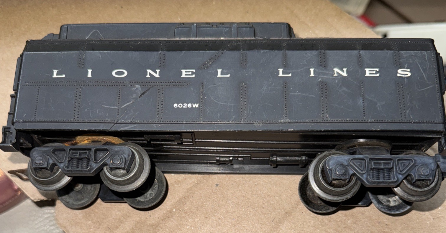 Lionel 6026W Whistle Tender Postwar O gauge X7870