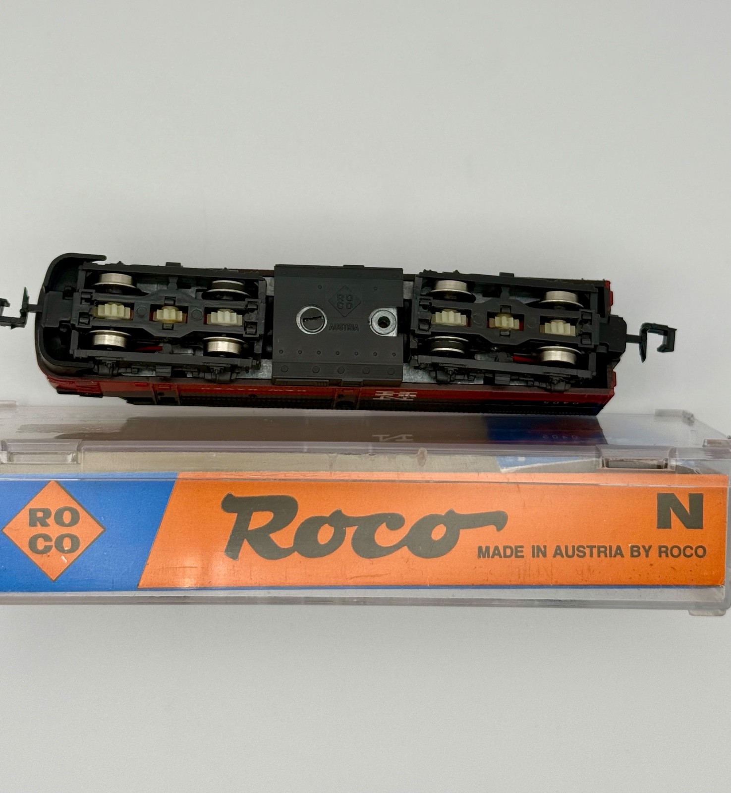 RARE N NIB Walthers/ Roco FA1 Diesel Locomotive New Haven NH #0405 Black-Red-Wh