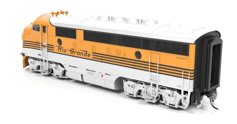 Broadway Ltd HO 9667 Denver & Rio Western F3A F3B SET Stealth DCC Ready Paragon