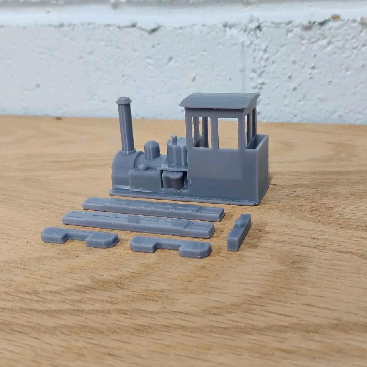 On18 T-BOILER HEISLER LOCO kit #2. For Kato 11-109/11-110 chassis. RESIN 3Dprint