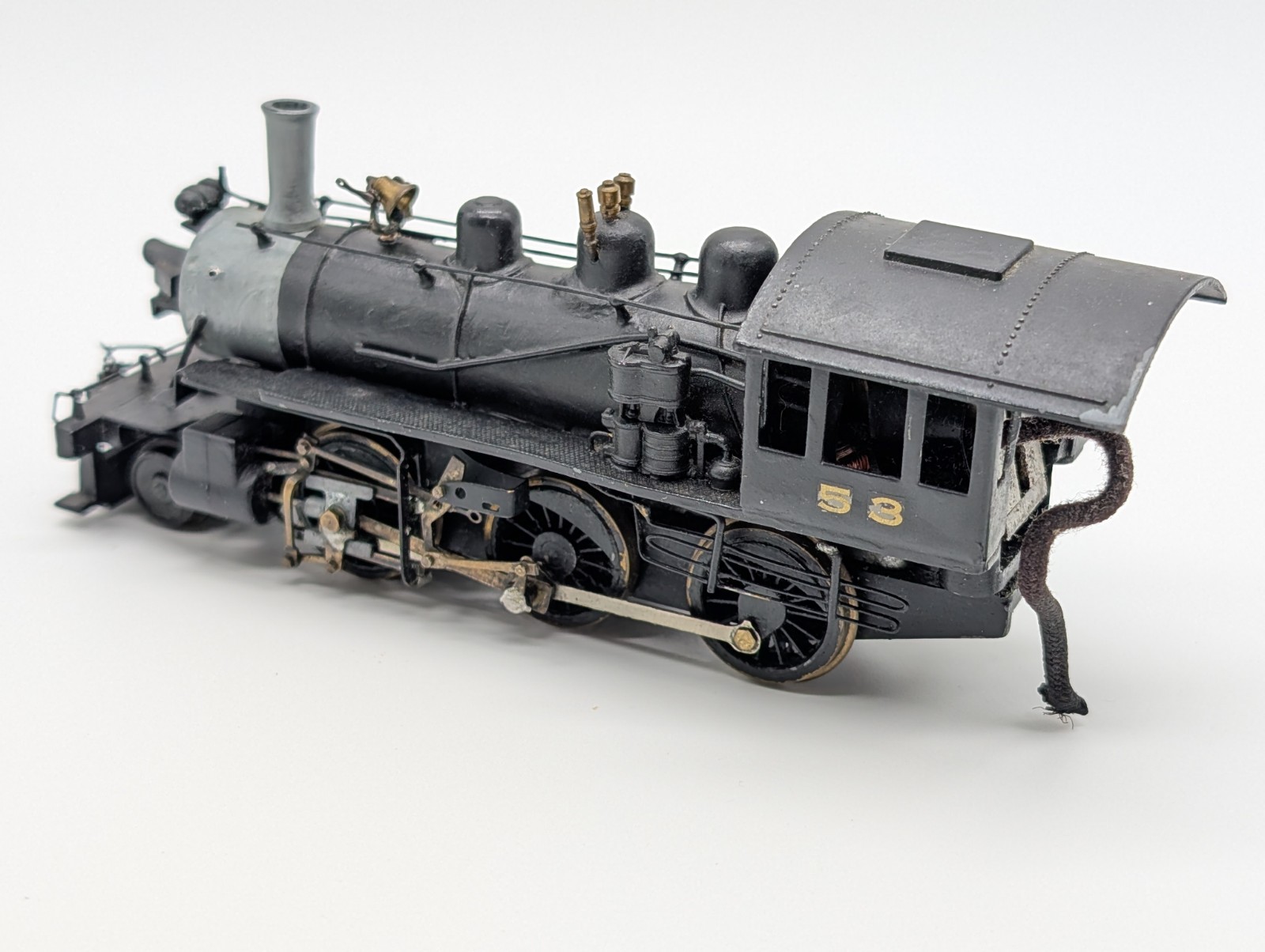 HO SCALE MANTUA 8 BALL 2-6-0 MOGUL CUSTOM DETAIL STEAM LOCOMOTIVE TRAIN