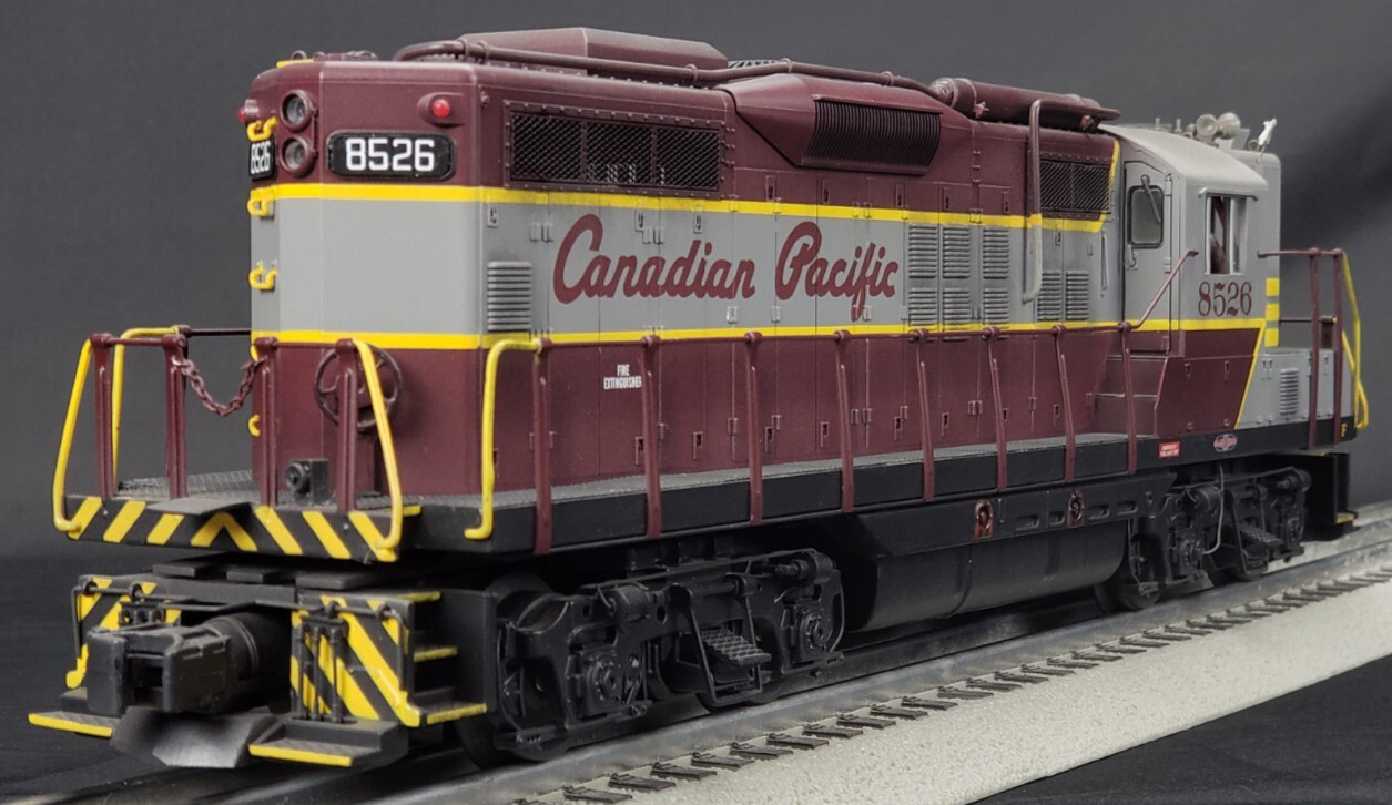 CUSTOM MTH Premier O Scale/3 Rail Canadian Pacific Passenger GP9 Loco Proto 3.0