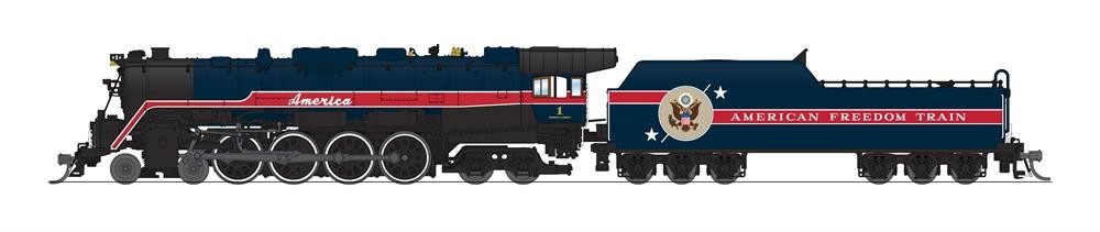 7407 Reading T1 4-8-4, 1976 American Freedom Train #1, Paragon4 Sound/DC/DCC, N