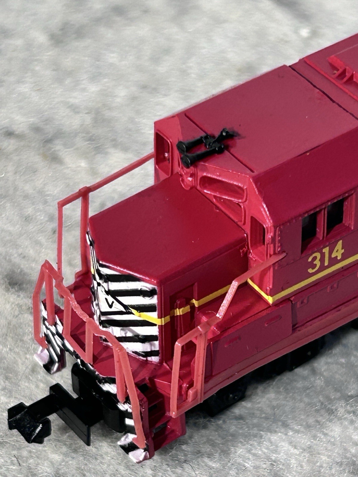 Beautiful Bev Bel/Life Like Lehigh Valley RR GP-38 Diesel Locomotive N Gauge