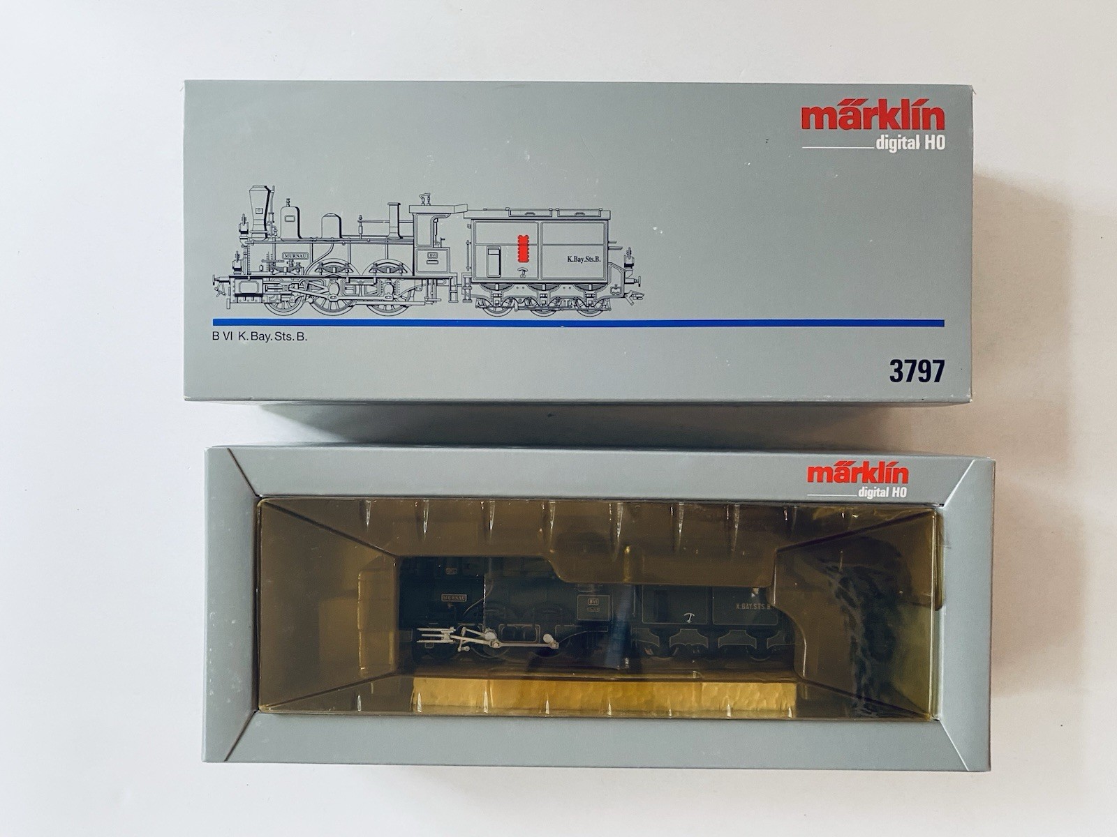 Marklin Digital No. 3797 B VI K. Bay Sts. B. Locomotive – HO Gauge UNTESTED