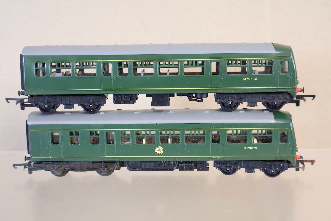 TRIANG R157 R158 BR CLASS 101 DMU DIESEL LOCOMOTIVE 2 CAR SET M79079 BOXED op