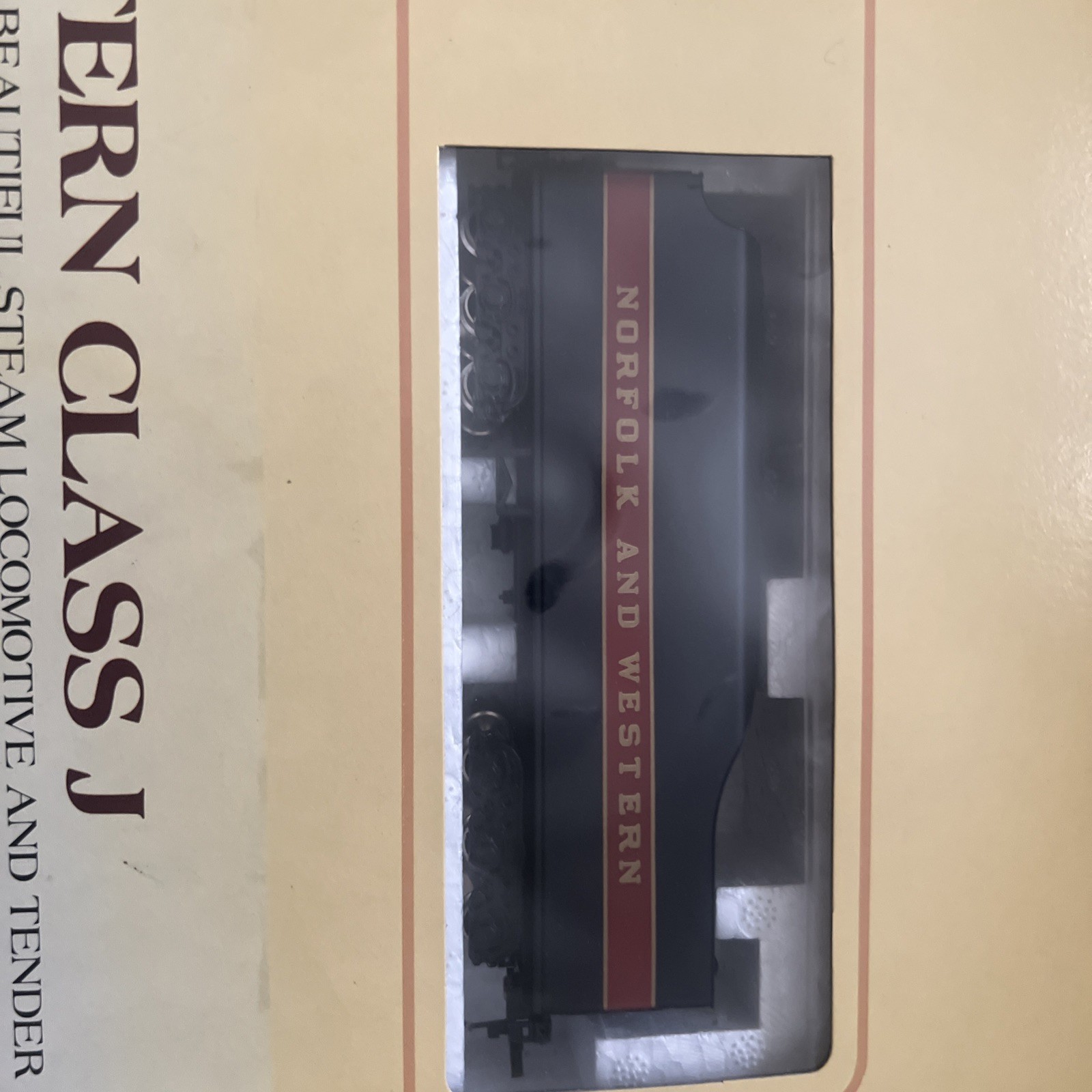 BACHMANN NORFOLK & WESTERN CLASS J #608 Ho Scale In Original Box RUNS
