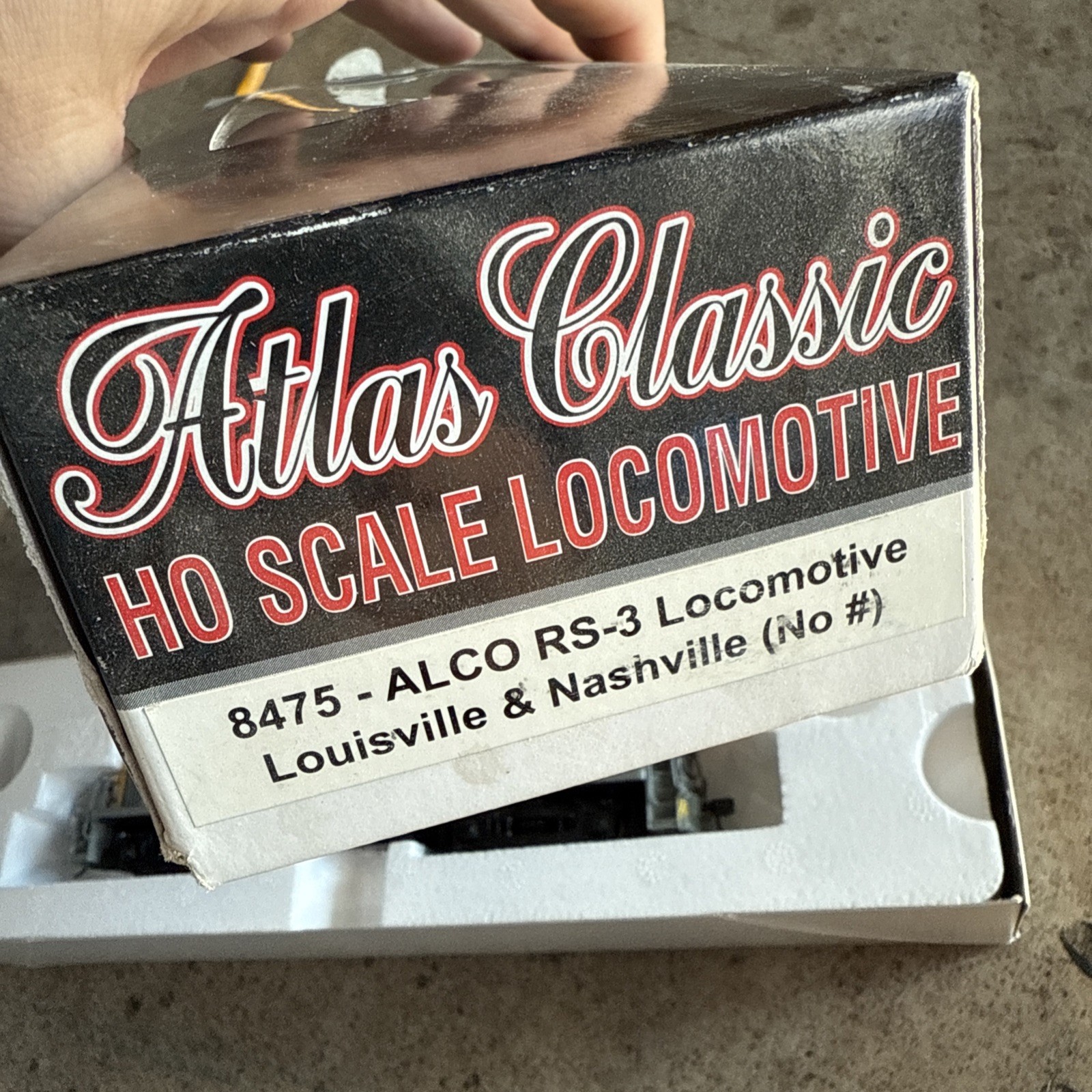 Atlas Classic HO Locomotive 8475 ALCO RS-3 L&N Louisville And Nashville No #
