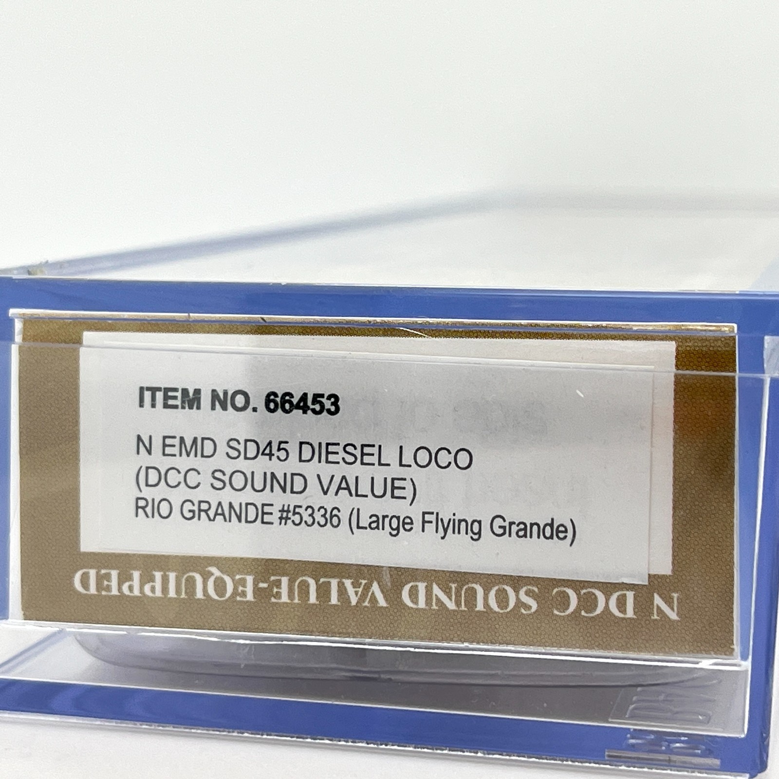 Bachmann N Scale 66453 Rio Grande EMD SD45 Diesel Locomotive 5336 DCC Sound