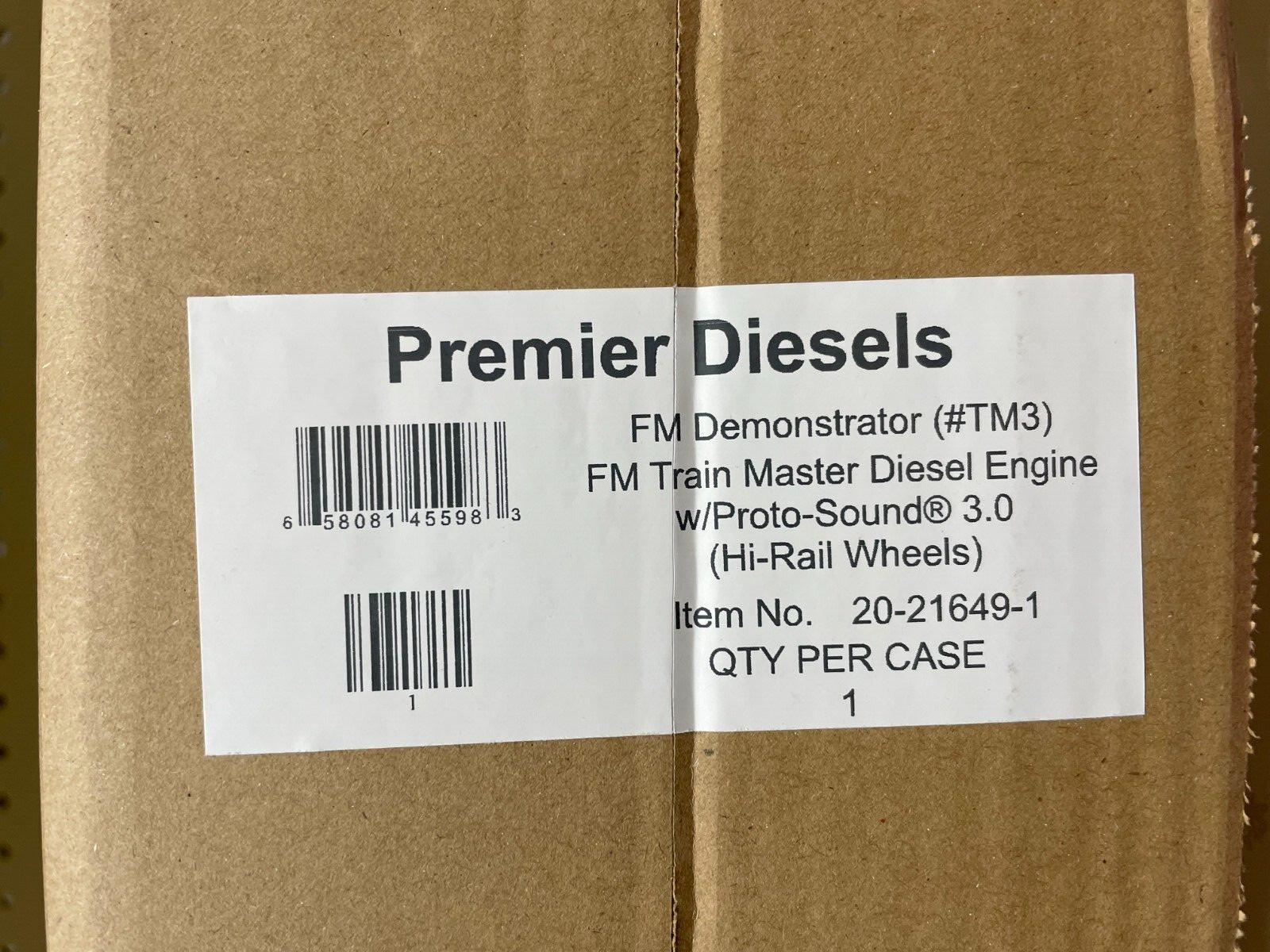 MTH 20-21649-1 FM Demonstrator #3 Trainmaster H-24-66 Diesel Engine PS3 – NEW