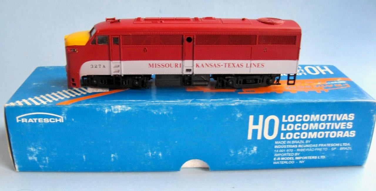 Frateschi HO Diesel Locomotive MKT Missouri Kansas Texas KATY FA1 327A 1010 Box