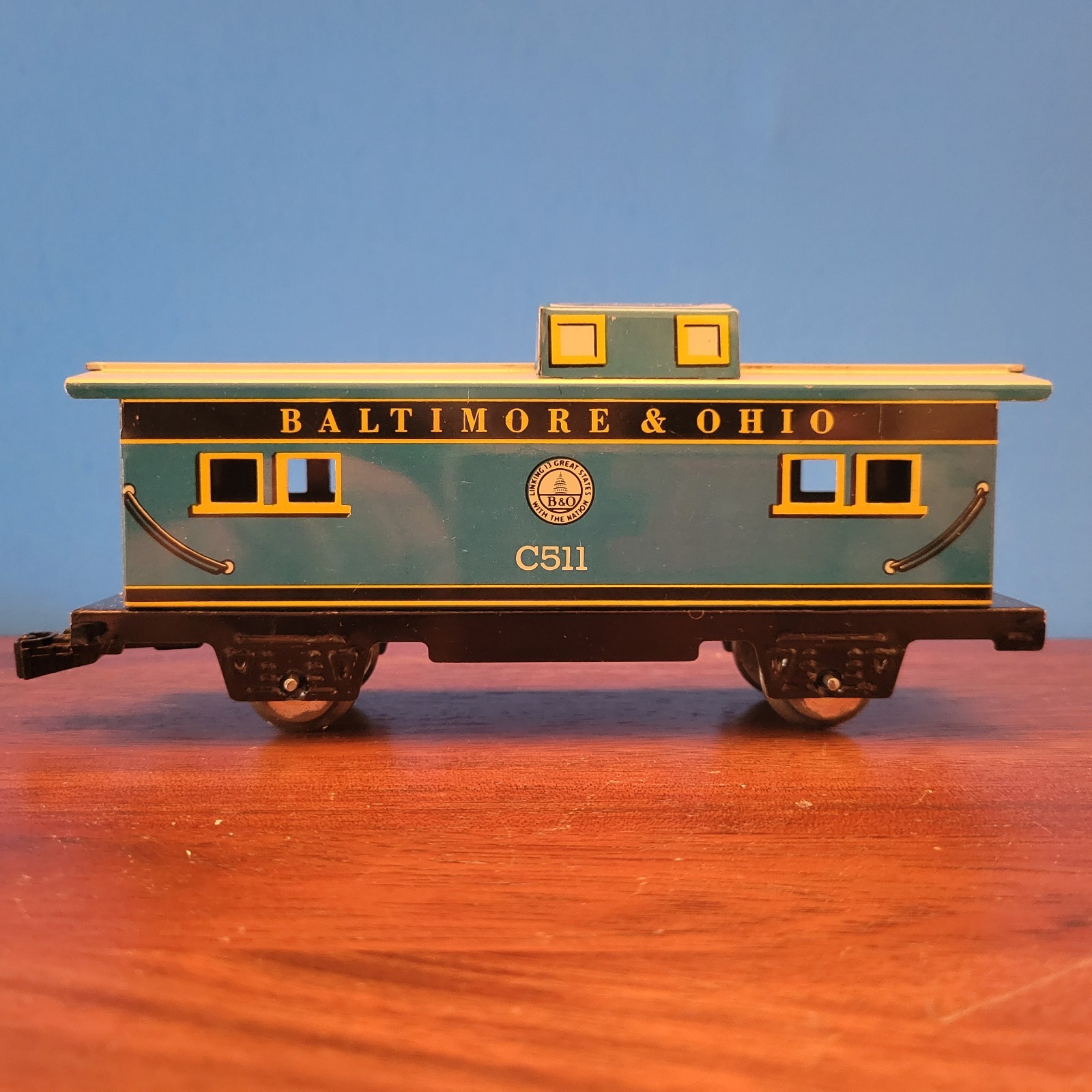 Marx O Gauge 9554 Tin Baltimore & Ohio AA Diesel Locomotive Freight Set