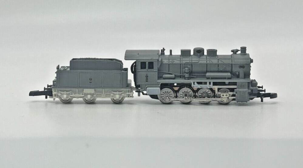 Z Scale Marklin 88981 Gray Steam Loco w/ Tender New Brushles Motor Org Box (B)