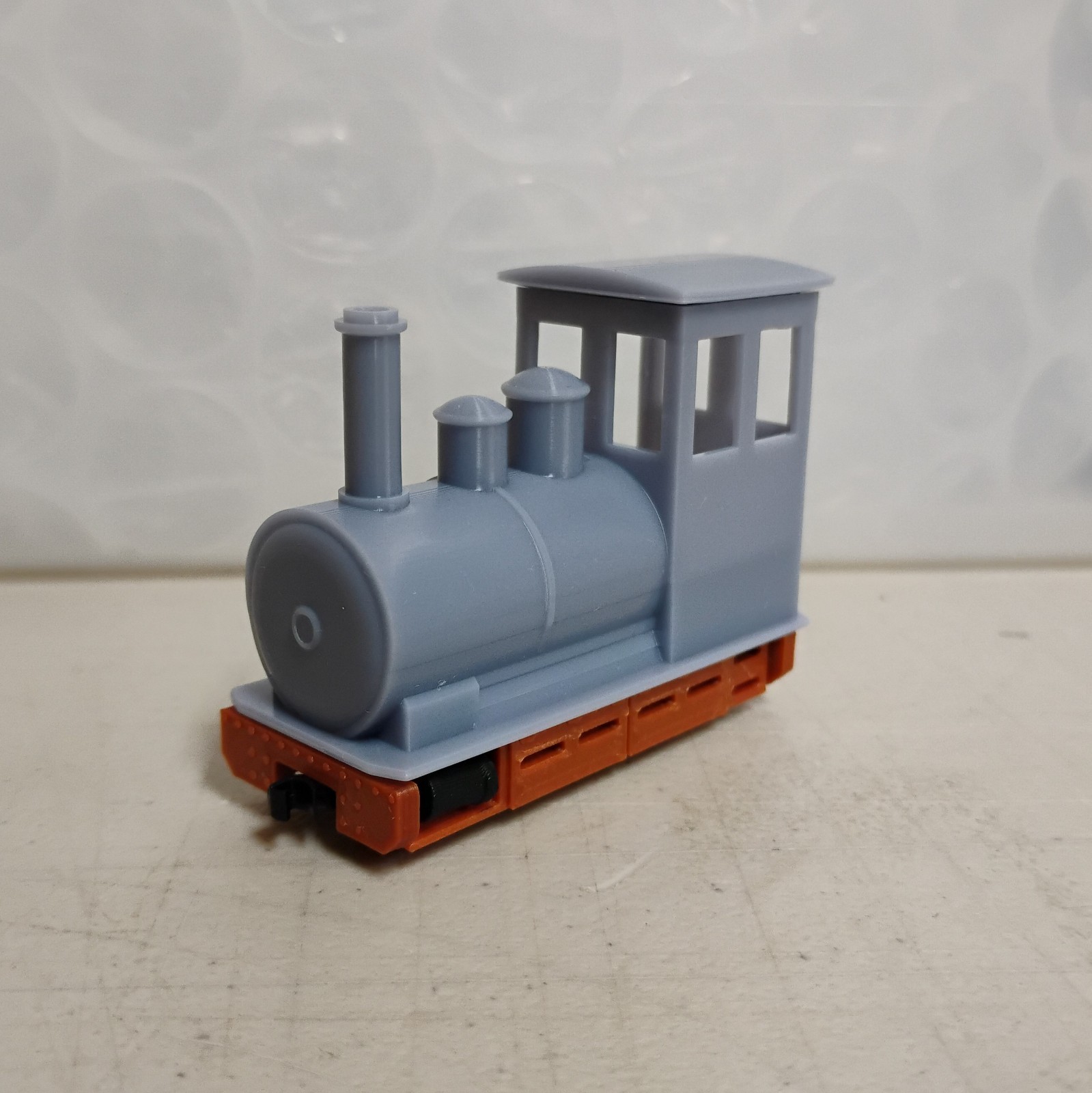 On18 FIRELESS STEAM LOCO kit #1. For Kato 11-109 chassis. RESIN 3D print.