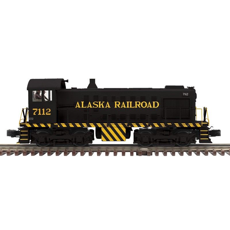 Atlas 30138048 Alaska Railroad Premier S-2 Black / Yellow #7112