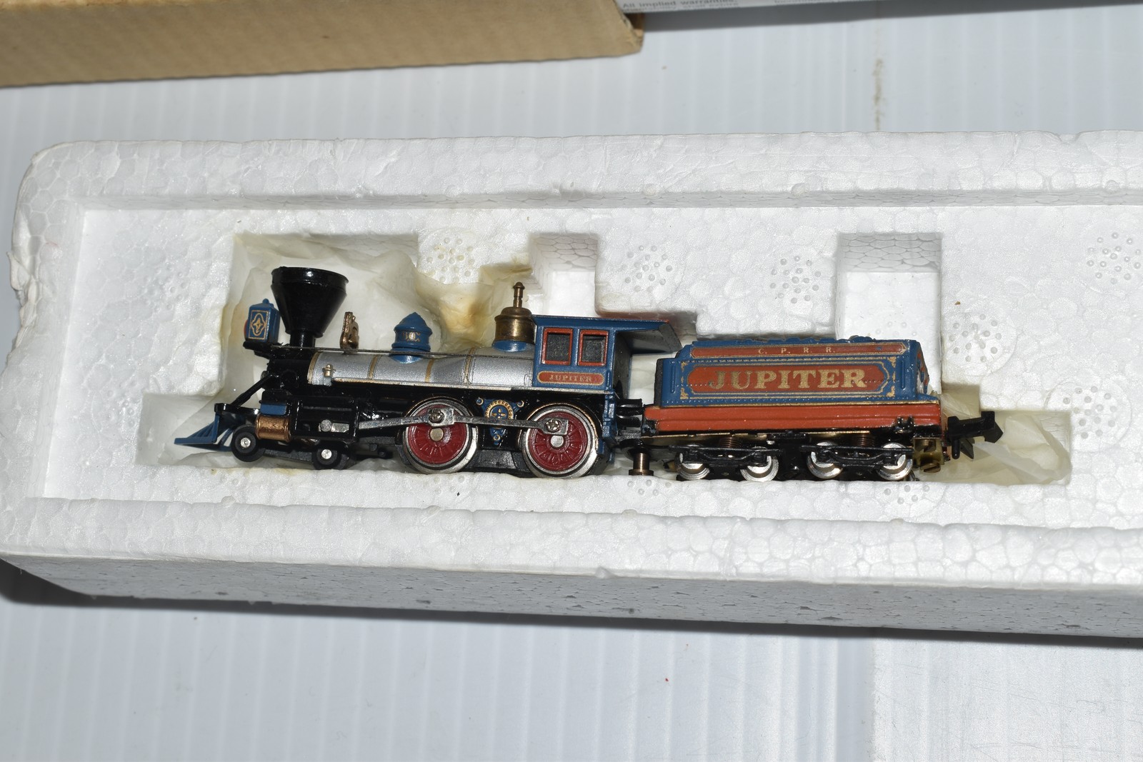 Bachmann N Scale 51174 “N” Steam Locomotive & Tender 4-4-0 CP Jupiter(ETF15)