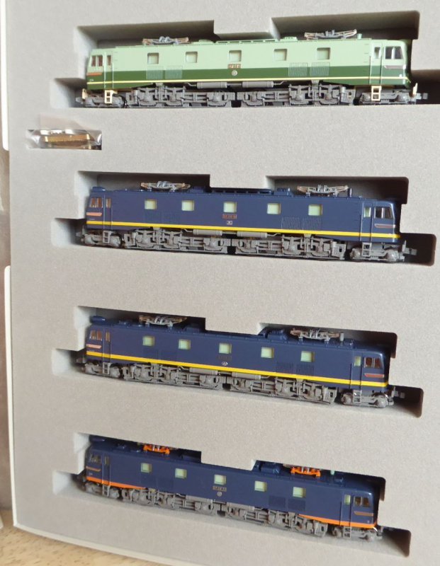 Kato 10-260 IN Set 4 Piece N Elektroloks Ef 58 To 40.Geburtstag Der Lok New