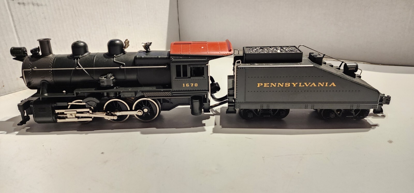 Railking By MTH O Scale 0-6-0 Switcher Steam Engine Pennsylvania #1670 PS 3.0