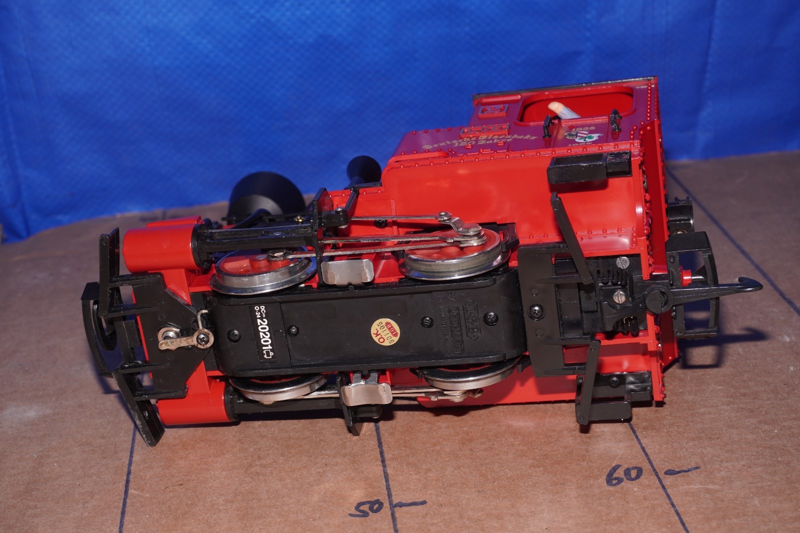 LGB G Gauge Analog DC Steam Locomotive 20201 Stainz Red 150 Years
