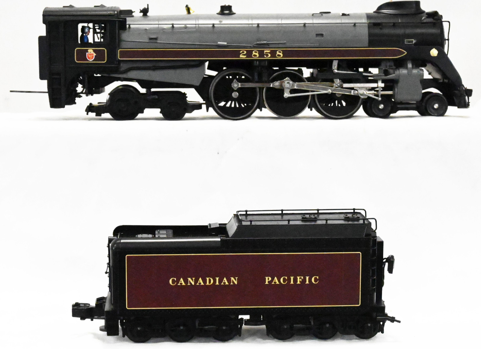 Weaver Canadian Pacific Royal Hudson 4-6-4 Steam Engine & Tender 3 Rail