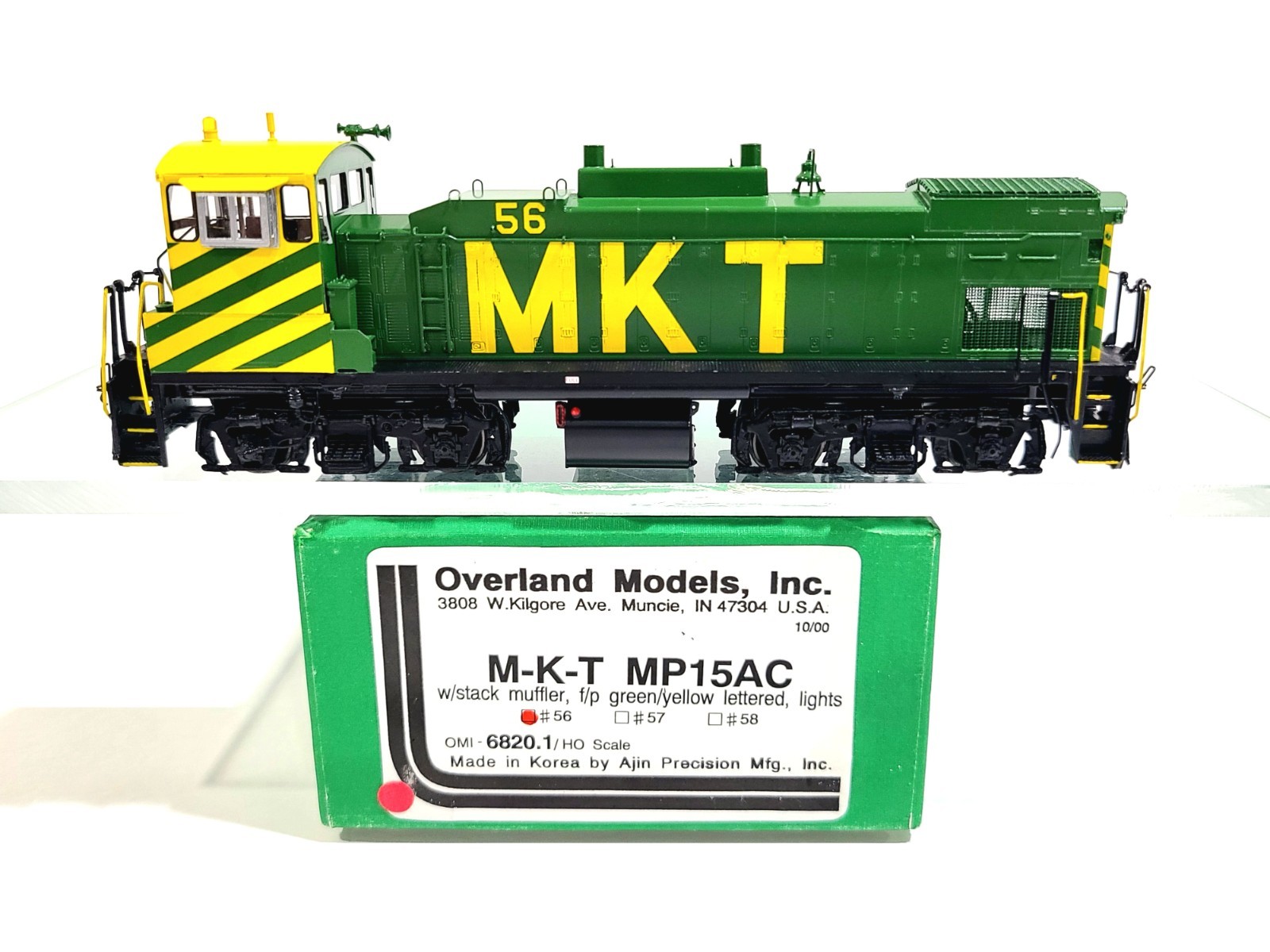 Overland OMI MKT EMD MP15AC Missouri Kansas Texas #56 HO Brass Model #6820.1