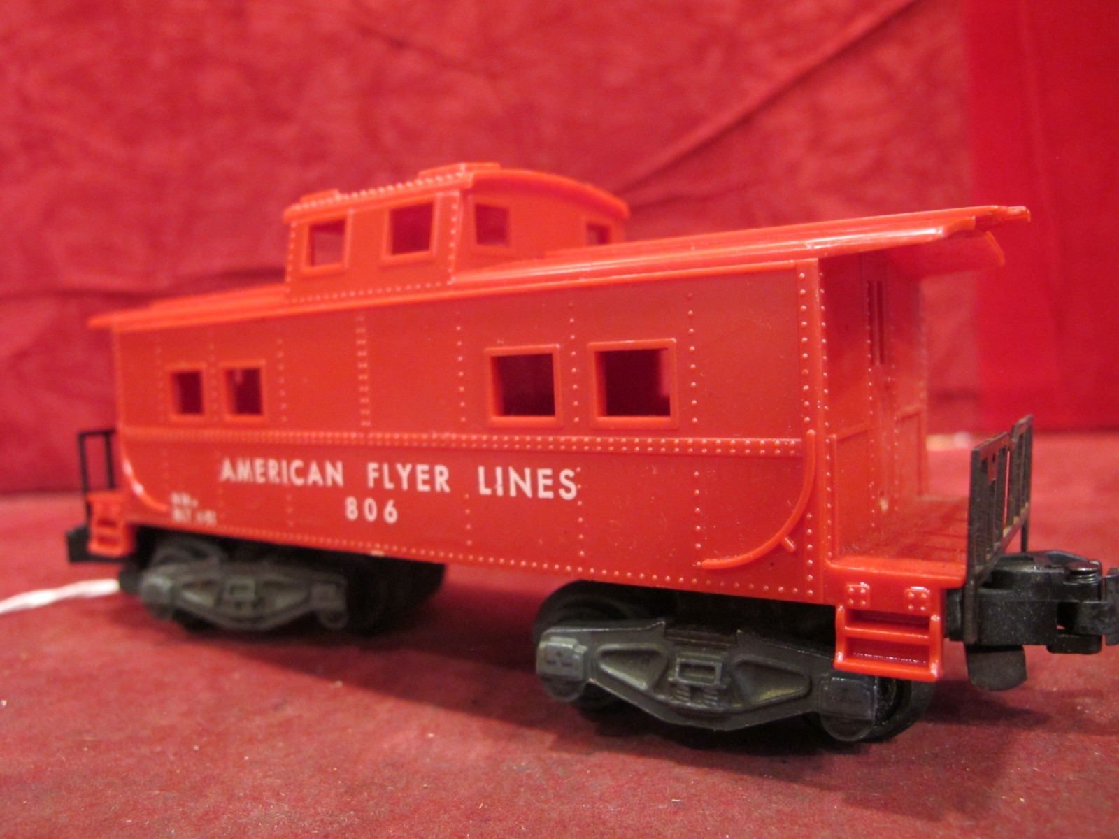 GILBERT American Flyer Lines 806 CABOOSE S Gauge Made in USA 1956
