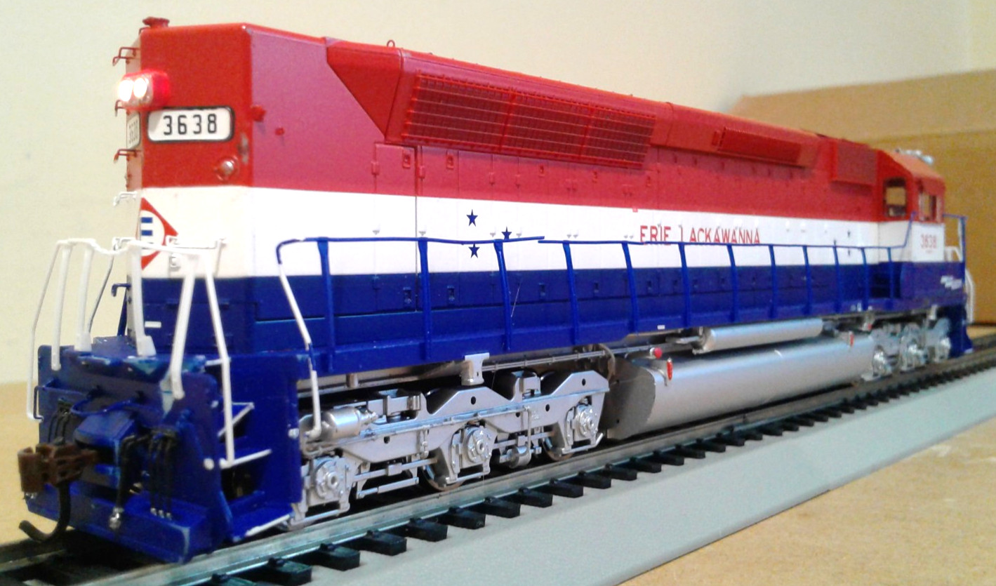 HO SCALE ATHEARN GENESIS SDP45 ERIE LACKWANNA EL #3638 DCC & SOUND NO BOX READ
