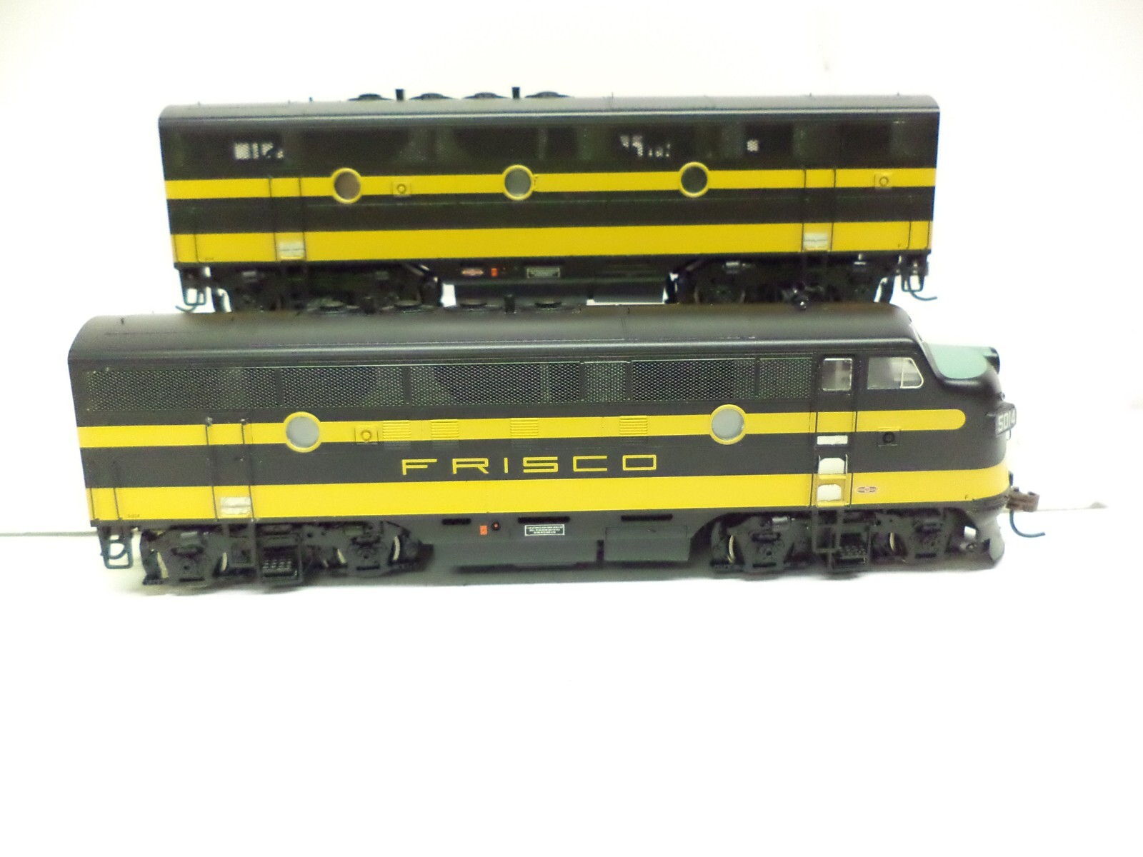 Athearn Genesis Ho G2618, F-3AB locomotive set, Frisco 5014/5114