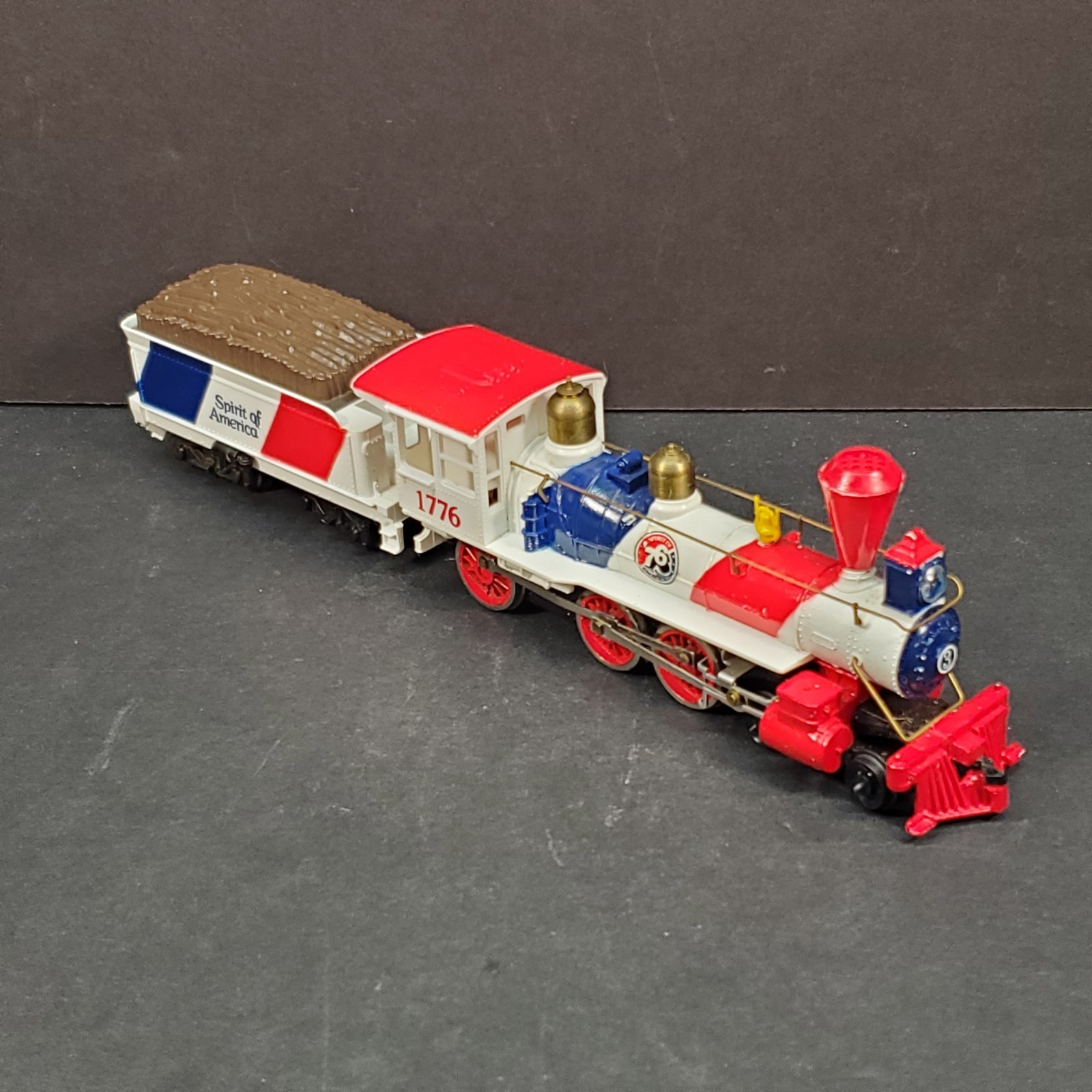 Tyco HO Scale 4-6-0 Spirit of America 1776 Steam Engine Tender #247 Original Box