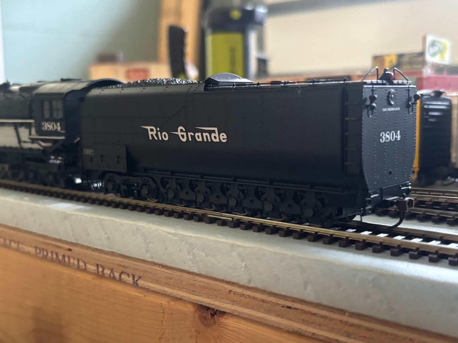 HO SCALE ATHEARN GENESIS CHALLENGER RIO GRANDE DRGW 3804 STEAM LOCOMOTIVE TRAIN
