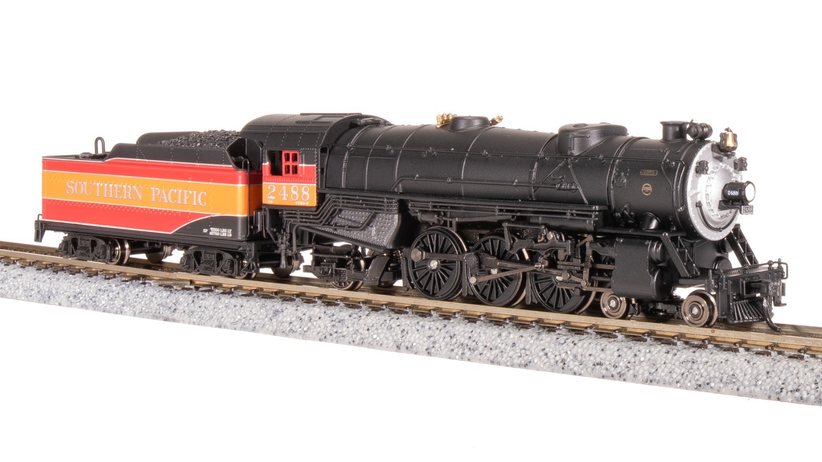 7989 Heavy Pacific 4-6-2, SP 2488, Daylight Fantasy Scheme, Paragon4 Sound/DC/DC