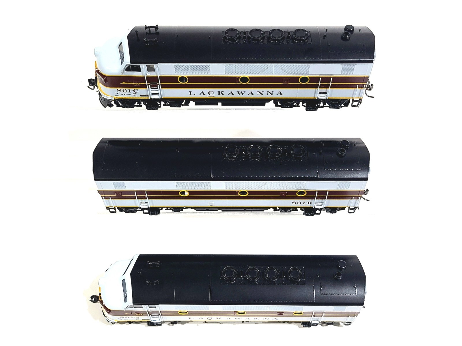 Division Point DL&W F7 A-B-A Set Lackawanna HO Brass Model #DP-2031 DCC