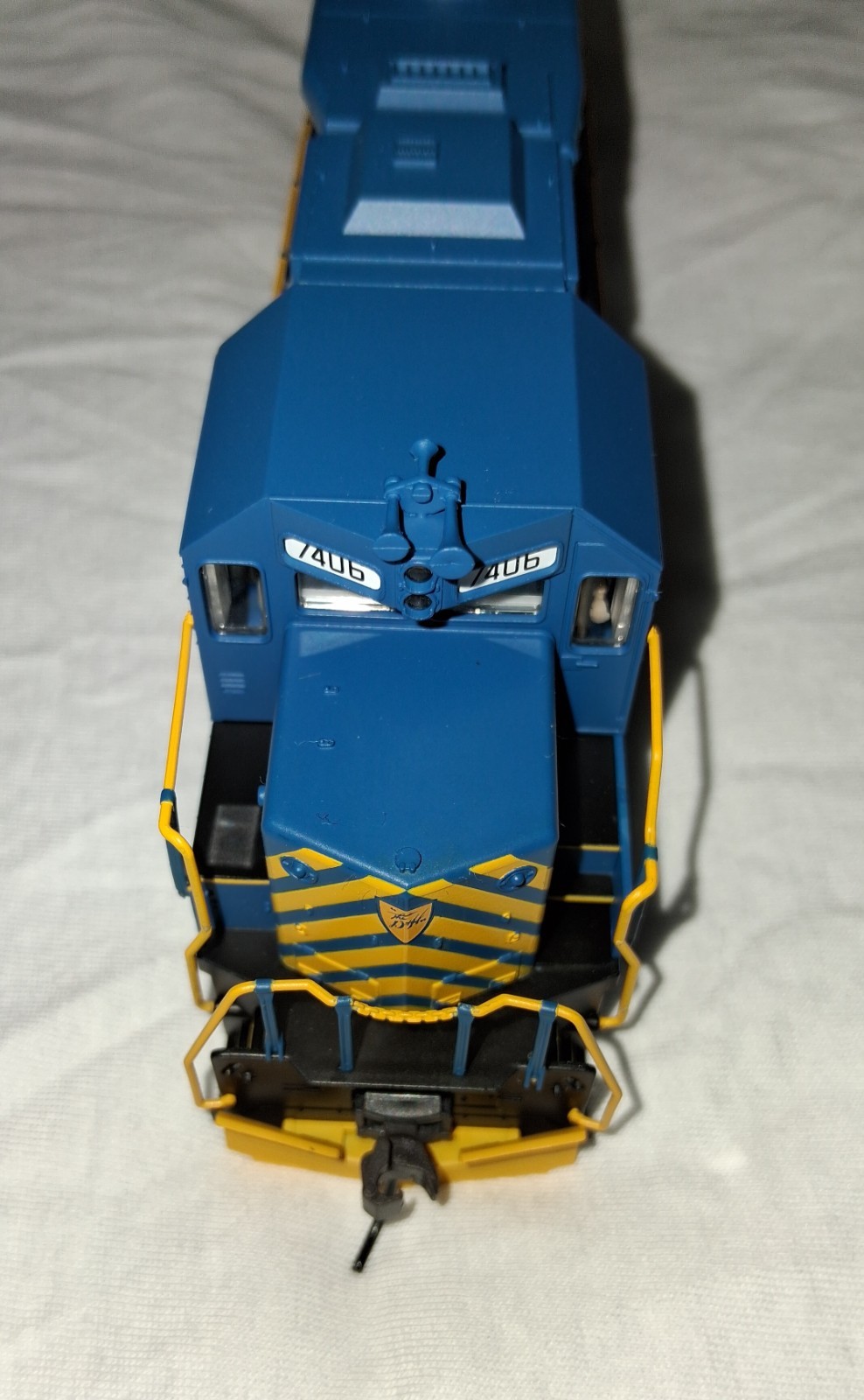 Atlas HO GP39-2 Ph1 D&H Delaware & Hudson #7406, Trainman