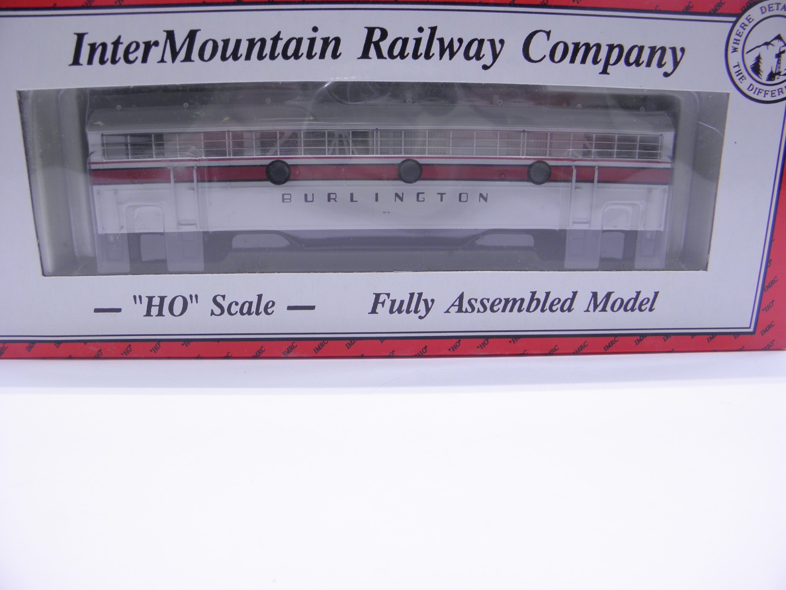 INT MTN -EMD F 7A & F 7B POWERED UNITS -BURLINGTON CHECKED &RUNS DCC PLUG HO 167