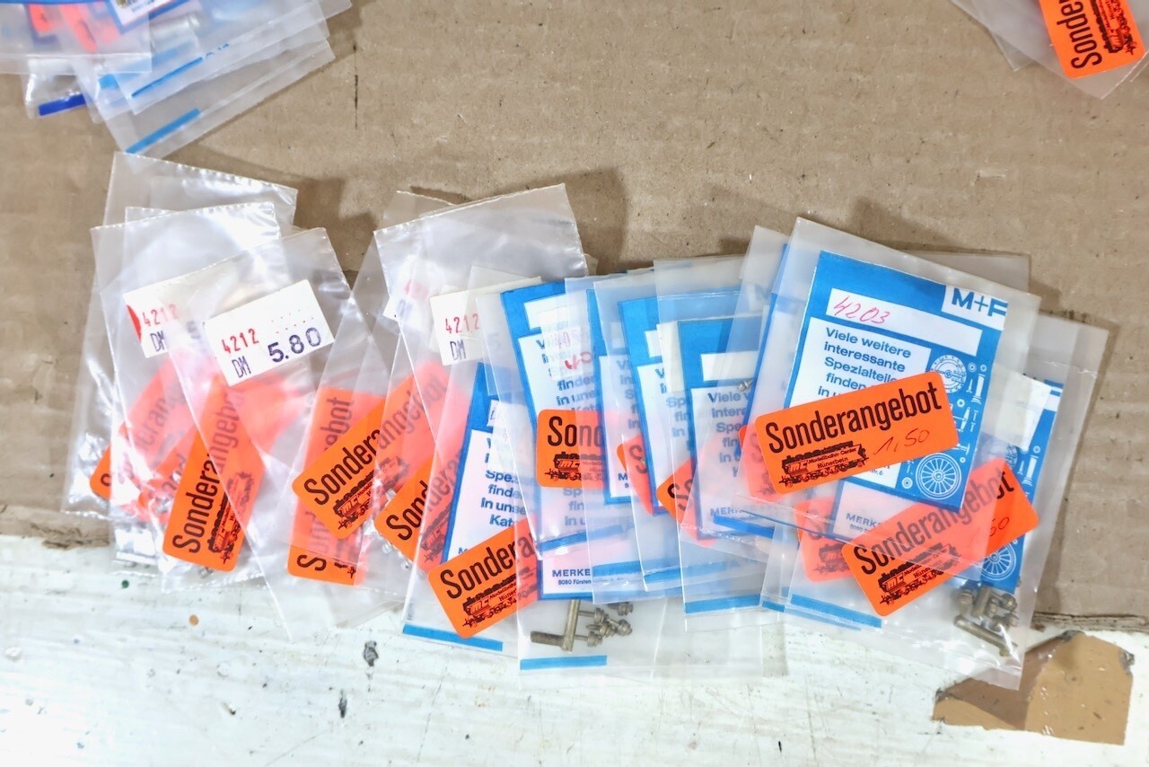 MERKER + FISCHER M+F HO GAUGE LOCOMOTIVE SUPER DETAILING PARTS 1002 to 1788 on