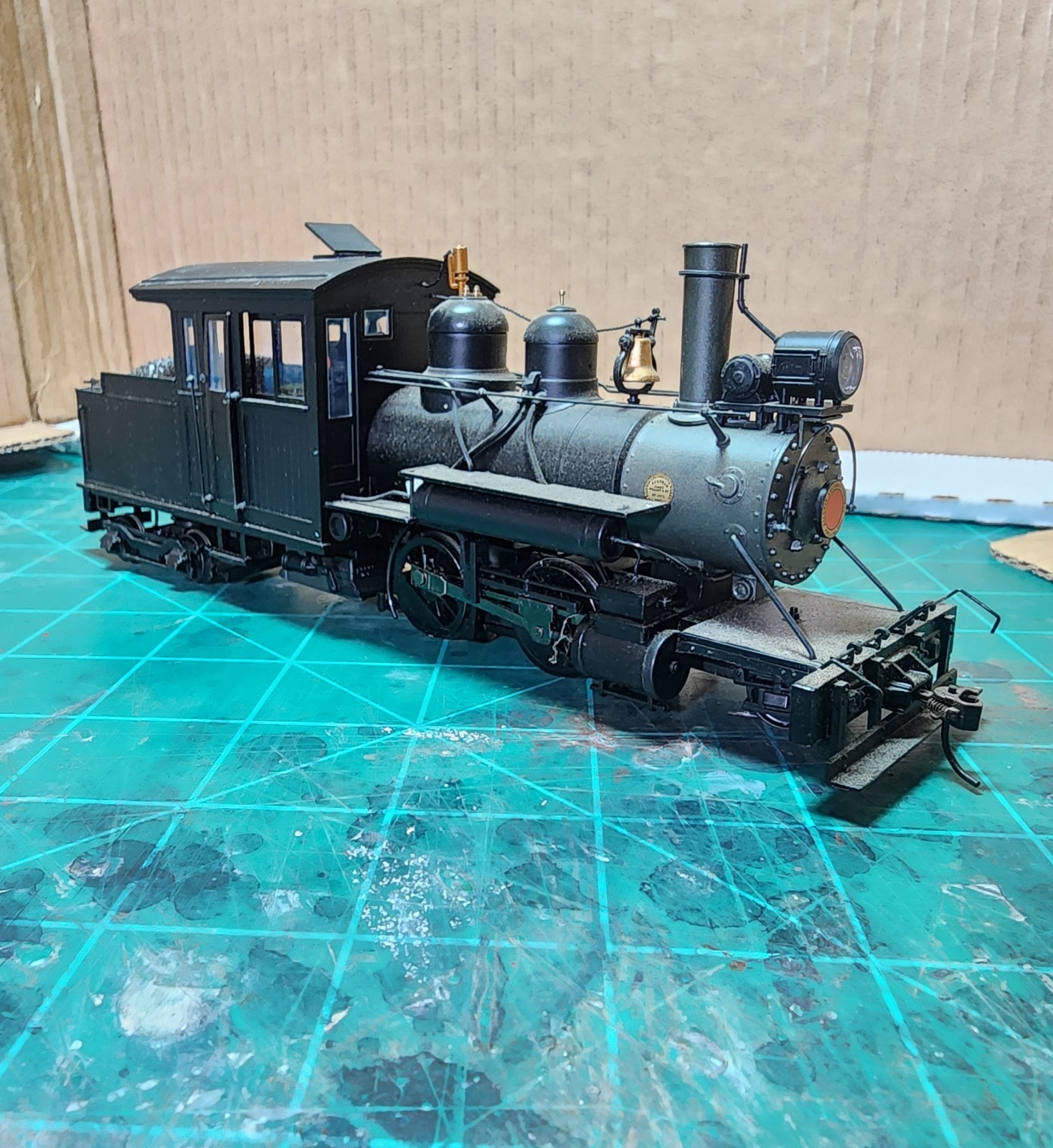 On30 Bachmann Spectrum 2-4-4 Forney Unlettered Inside Frame Dcc No Sound.